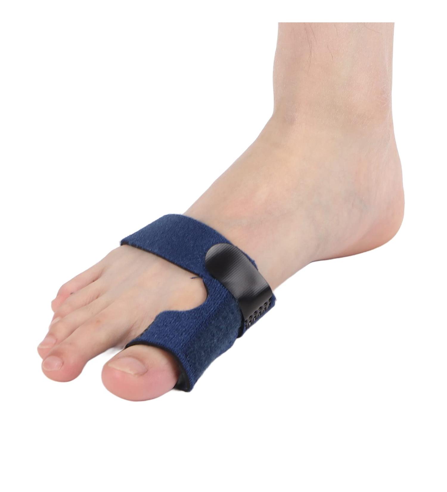 Adjustable Bale Corrector for Large Toes | Orthopedic Hallux Valgus Straightener | Portable Toe Clasp (Blue) - Buy Internationally - Buy Online on GoSupps.com
