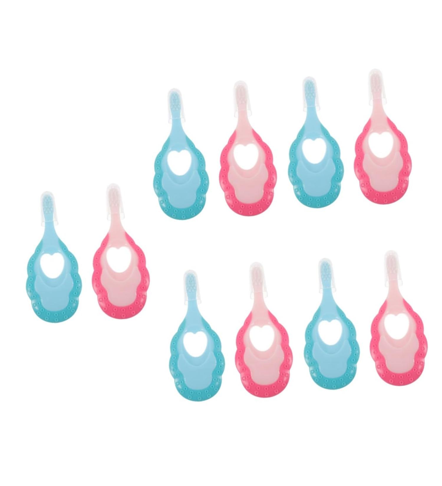 Beaupretty 10-Pack Baby Toothbrush Set - Soft Manual Toothbrushes & Travel Case for Kids | Ideal Children's Oral Care Accessories - Buy Online on GoSupps.com