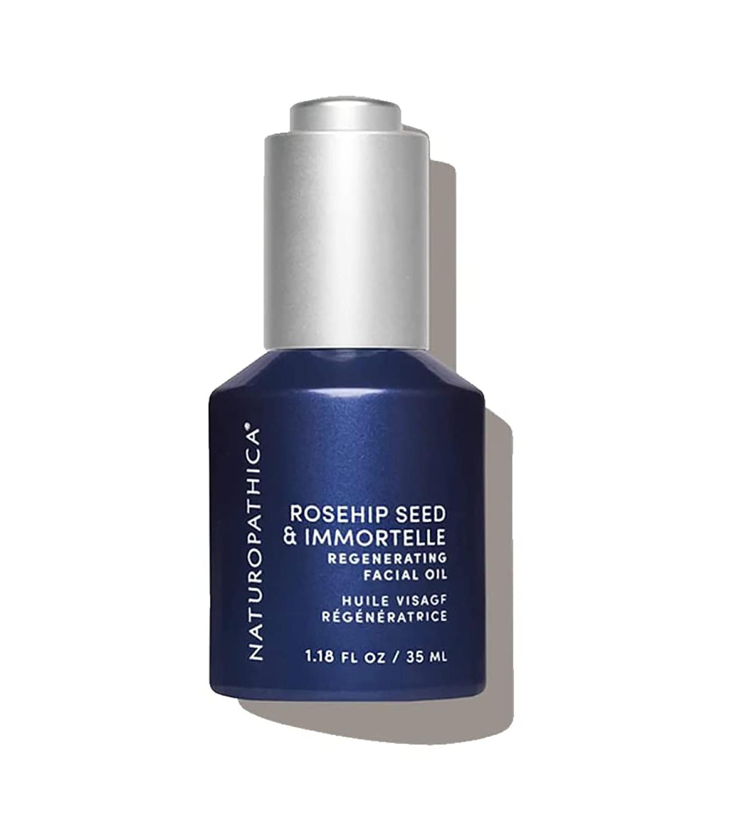 Naturopathica Rosehip Seed Regenerating Facial Oil - Vegan Daily Firming Serum | USA Made | 1.0 oz - Buy Online on GoSupps.com