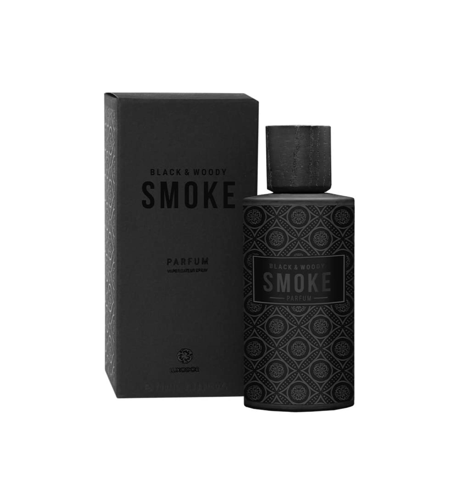 LUXODOR- Smoke- Black & Woody Perfum | Parfum for Men & Women | Unisex Perfum | Green & Wood Notes | Parties & Casual Wear-3.38 oz (100ml) - Buy Online on GoSupps.com