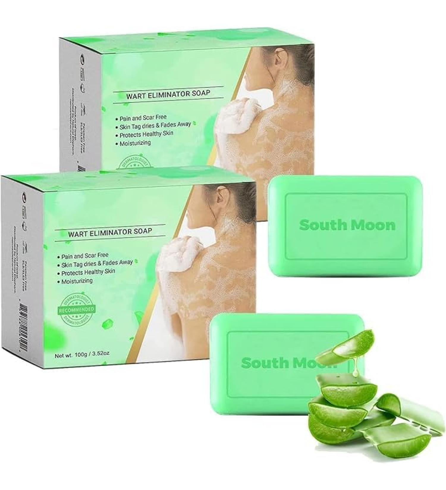 (100% Effective) 2PCS SmoothSkin Soap | Natural Aloe Vera Soap | Natural Smoothskin Soap | Moisturizing Instant Blemish Soap for All Skin Type | 100g/3.52fl.oz - Buy Online on GoSupps.com