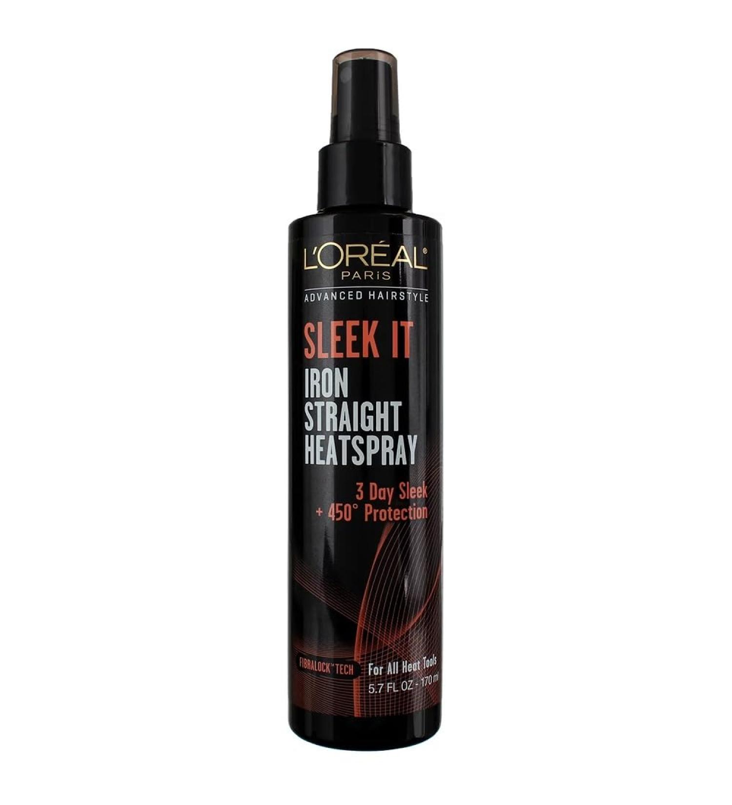 L'Or al Paris Advanced Hairstyle SLEEK IT Iron Straight Heatspray 5.7 fl. oz. - Buy Online on GoSupps.com