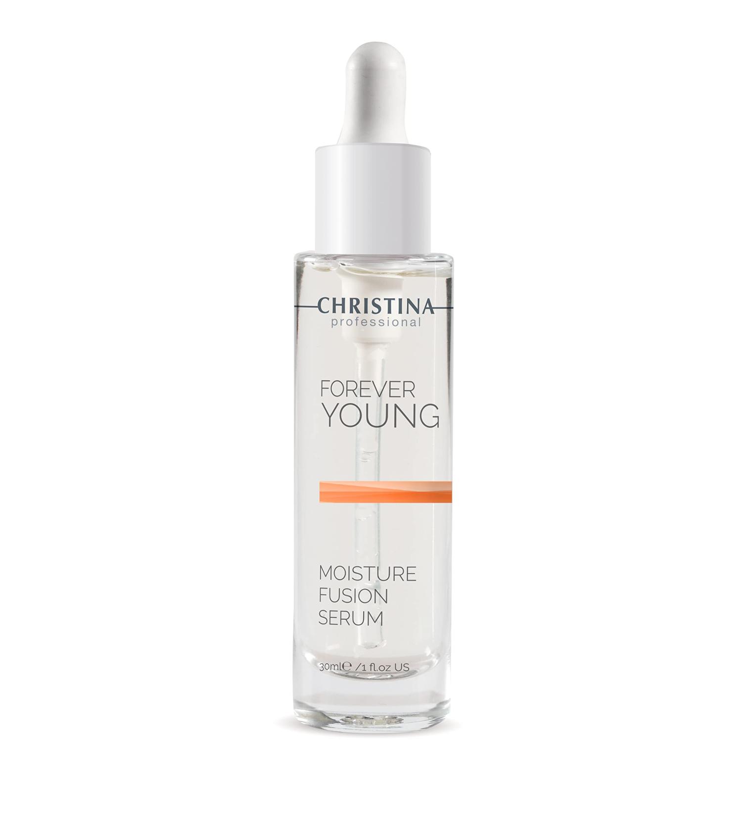 Christina Forever Young Moisture Fusion Peptide Serum | Hyaluronic Acid Face Serum for All Skin Types | Boost Collagen & Skin Regeneration | 30ml - International Shipping Available - Buy Online on GoSupps.com