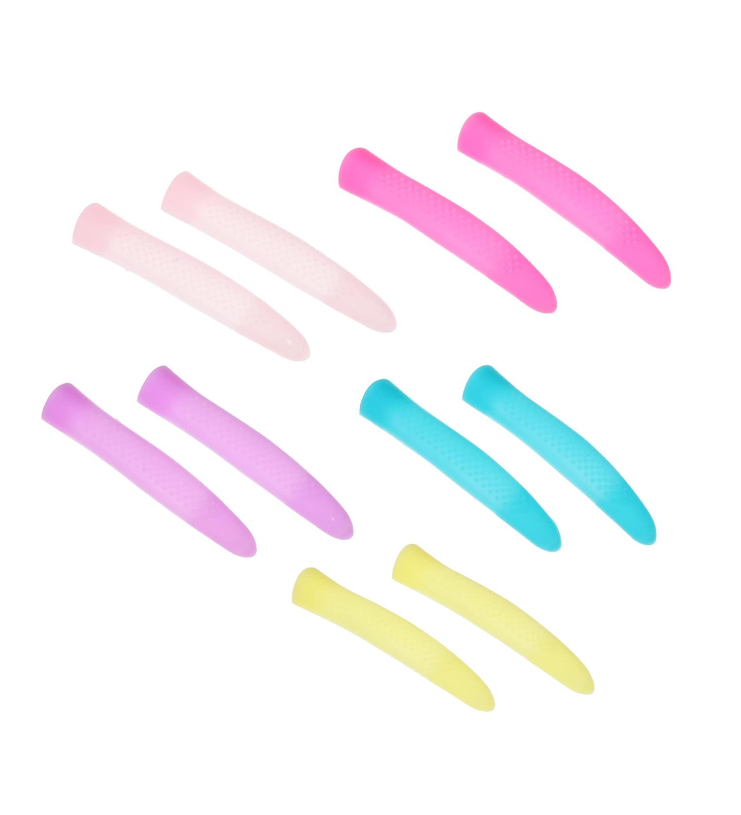 Beavorty 5 Pairs Cuticle Nipper Handle Sleeve Cuticle Trimmer Nipper Cover Nail Silicone Handle Cuticle Scissor Handle Sleeve Cuticle Handle Cover Silica Gel Non-Slip Anti-Fall Cover - Buy Online on GoSupps.com