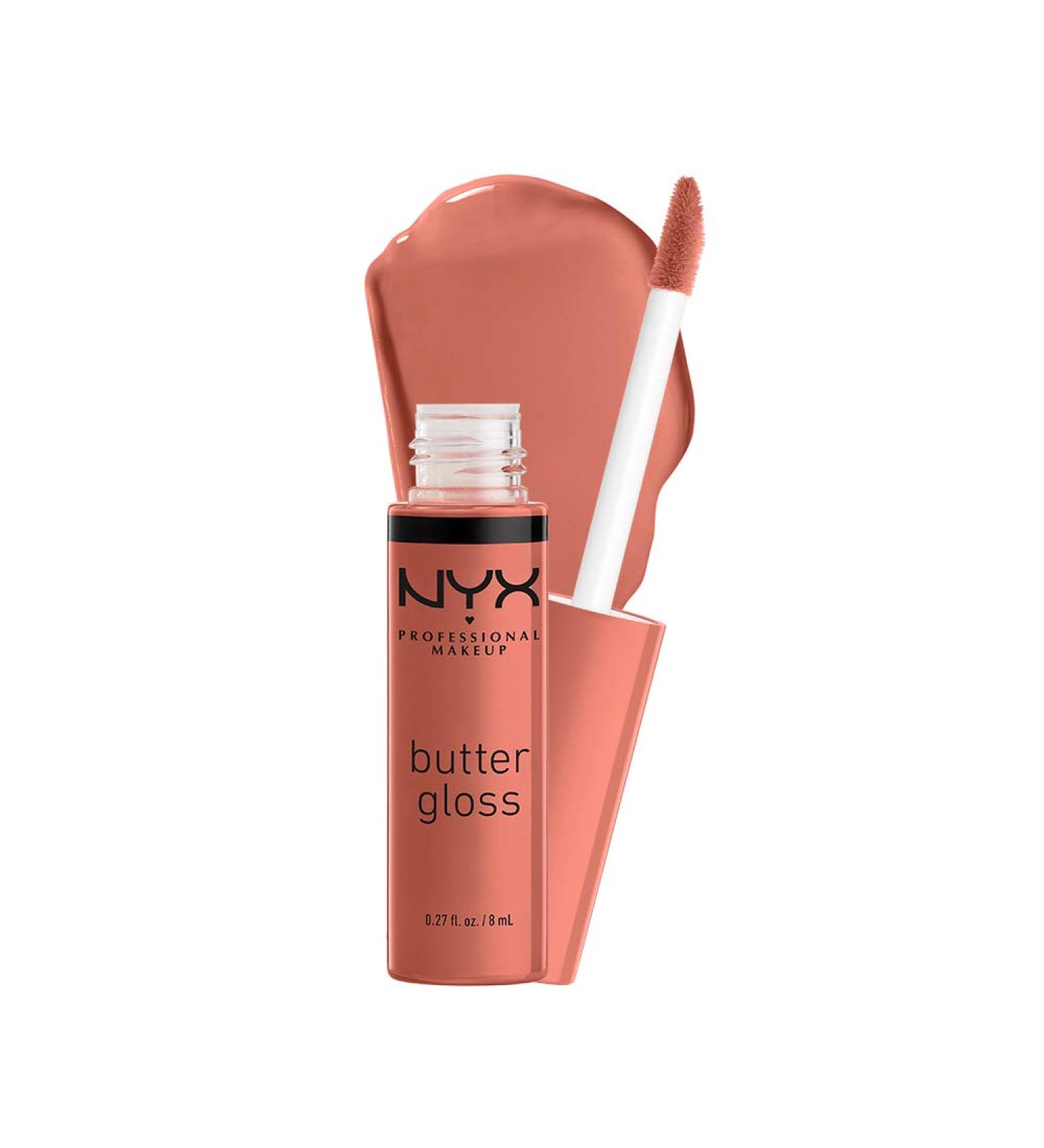 Nyx Professional Makeup Butter Gloss - Bit of Honey 0.27 Fl Oz (Peach Nude) | Non-Sticky Lip Gloss - Buy Online on GoSupps.com