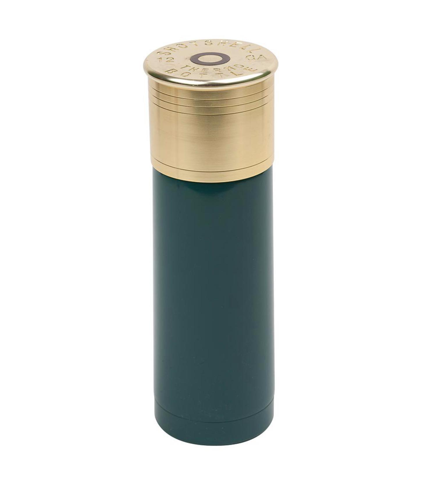 Stansport 12 Gauge Shotshell Thermo Bottle 25-Ounce Green - Premium Quality for Outdoor Adventures - Buy Online on GoSupps.com