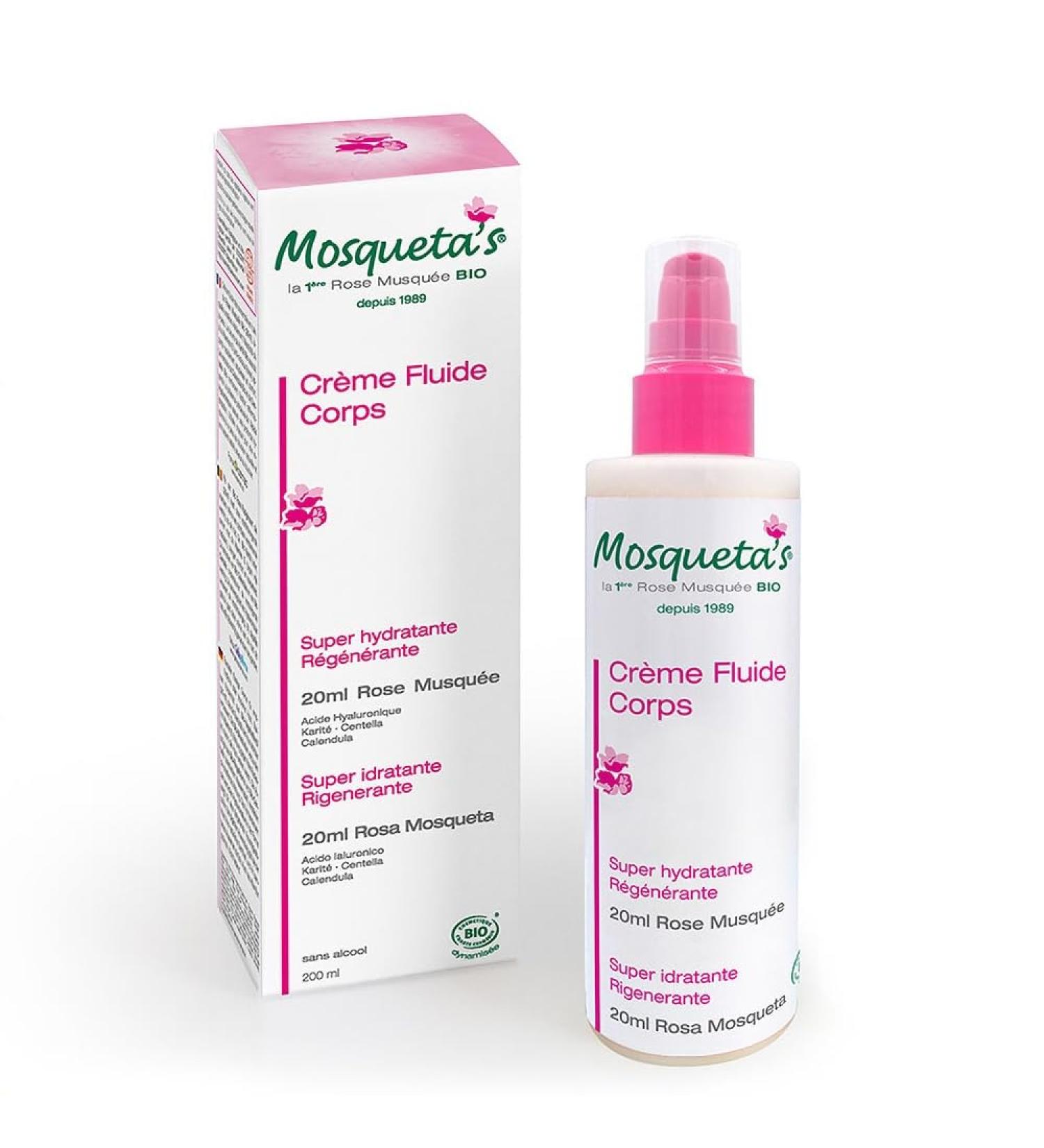 MOSQUETA'S Body Fluid Cream E with Rosehip Oil from Chile