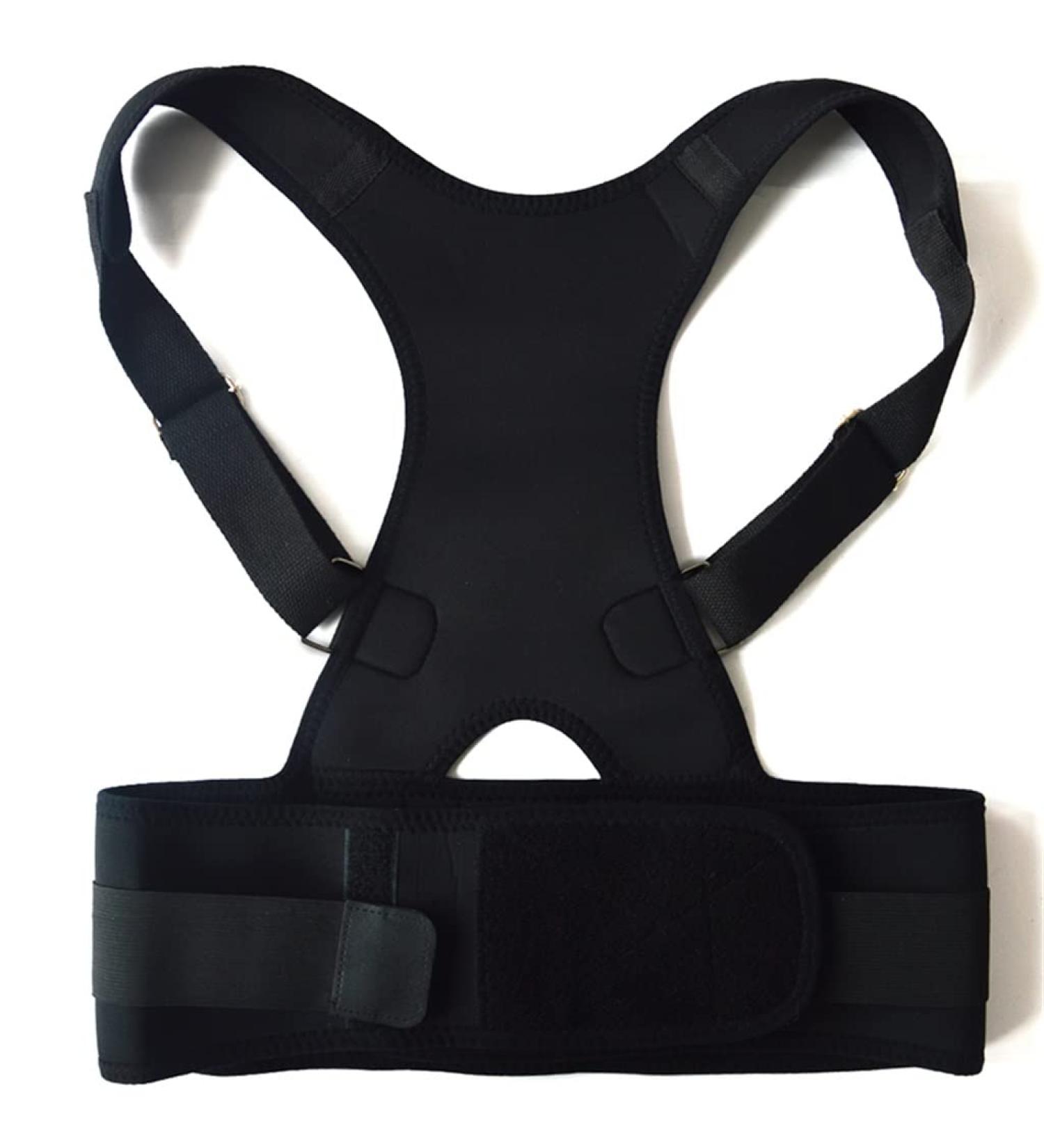 Posture Corrector Corset Belt Orthopedic Back Belt Lumbar Corset Posture Brace Black M code - Buy Online on GoSupps.com