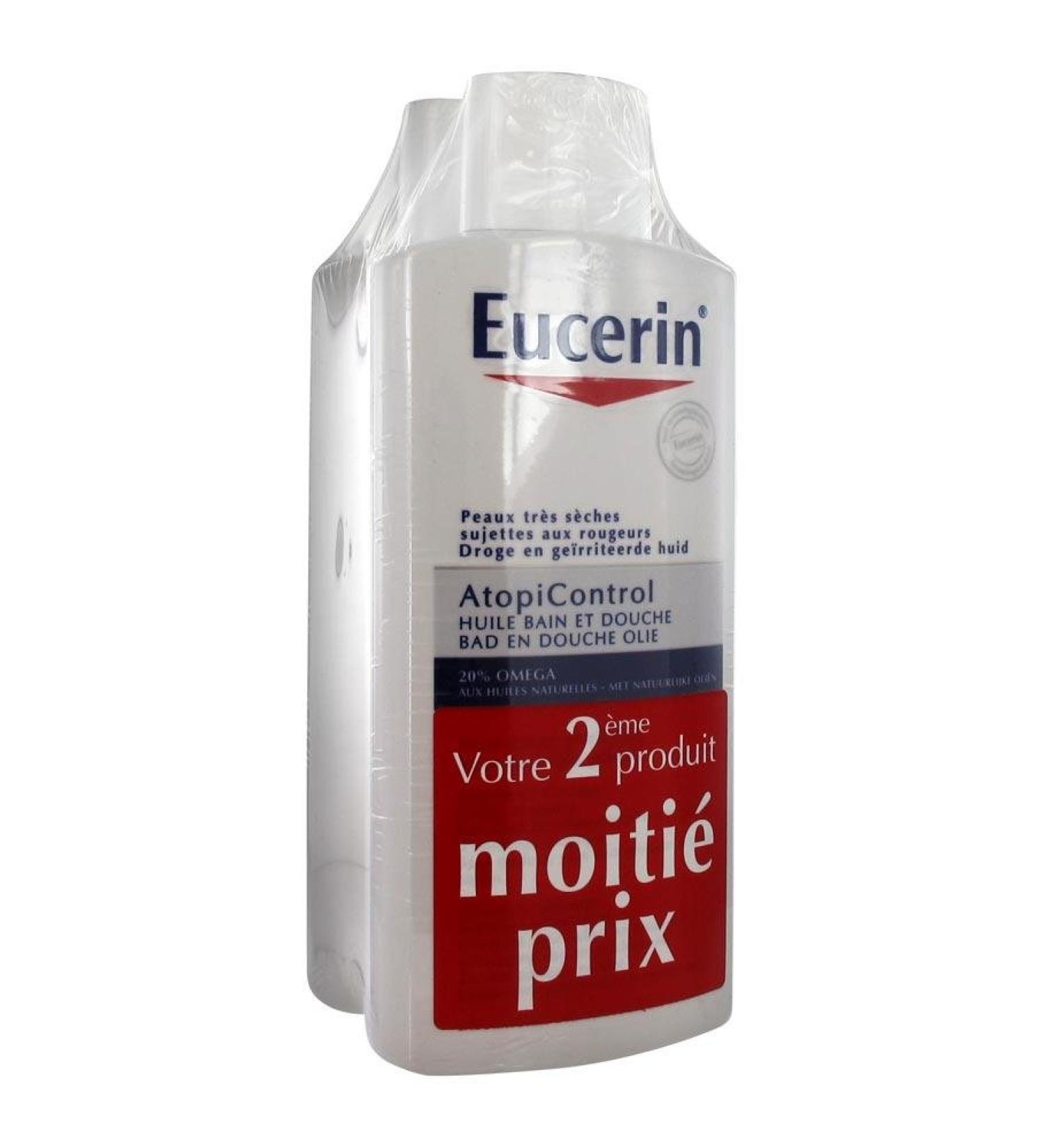 Eucerin AtopiControl Bath and Shower Oil 2 x 400ml