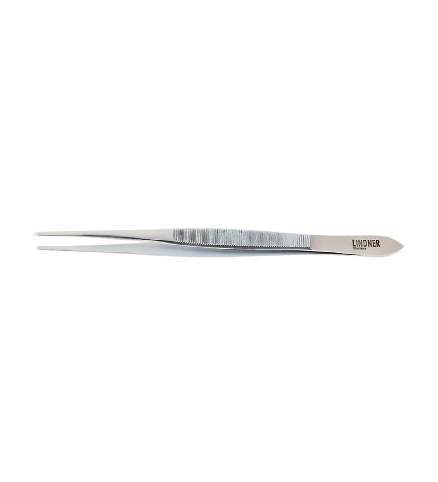 LINDNER The original stainless steel tweezers 150 mm with straight tips