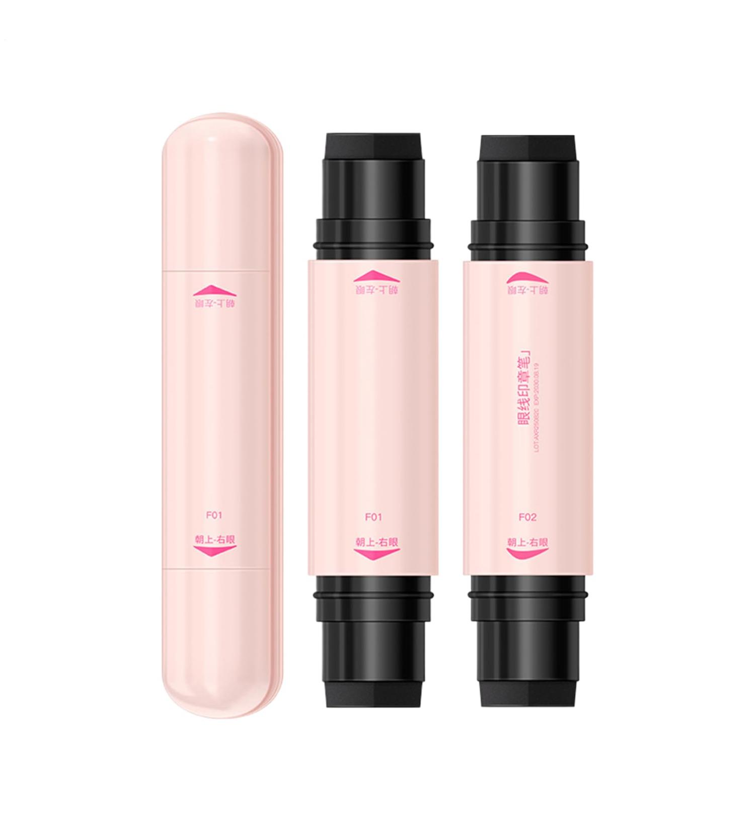 Winged eyeliner stamp Waterproof Makeup Cosmetics Portable Magnetic Makeup Pen Stencil for Beginners Girls Travel Dating Party Work Commuting Sports Special Occasions Black - Buy Online on GoSupps.com