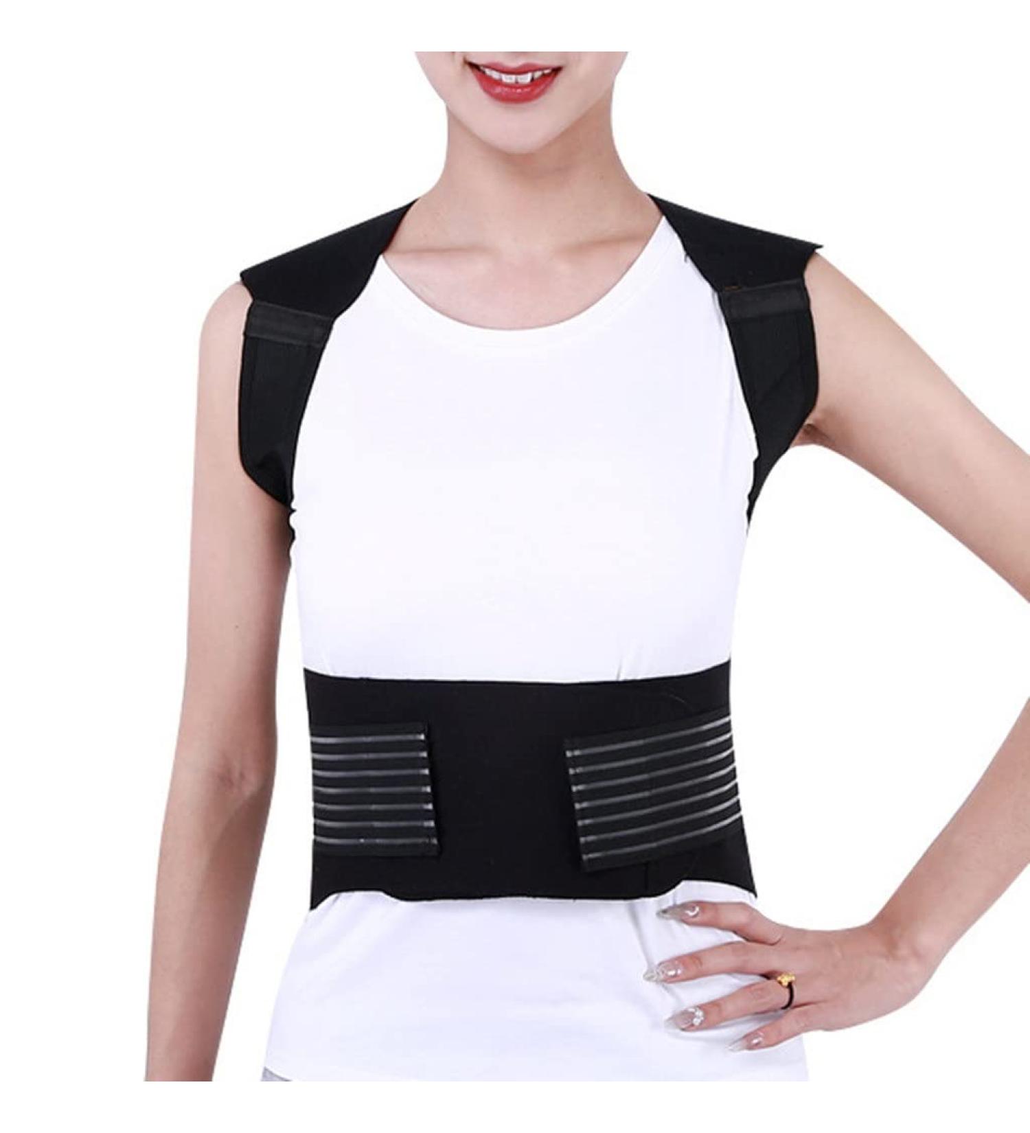 YMGSCC Self Heating Magnetic Therapy Back Waist Support Belt Adjustable Lumbar Brace Massage(L) Large As Shown - Buy Online on GoSupps.com