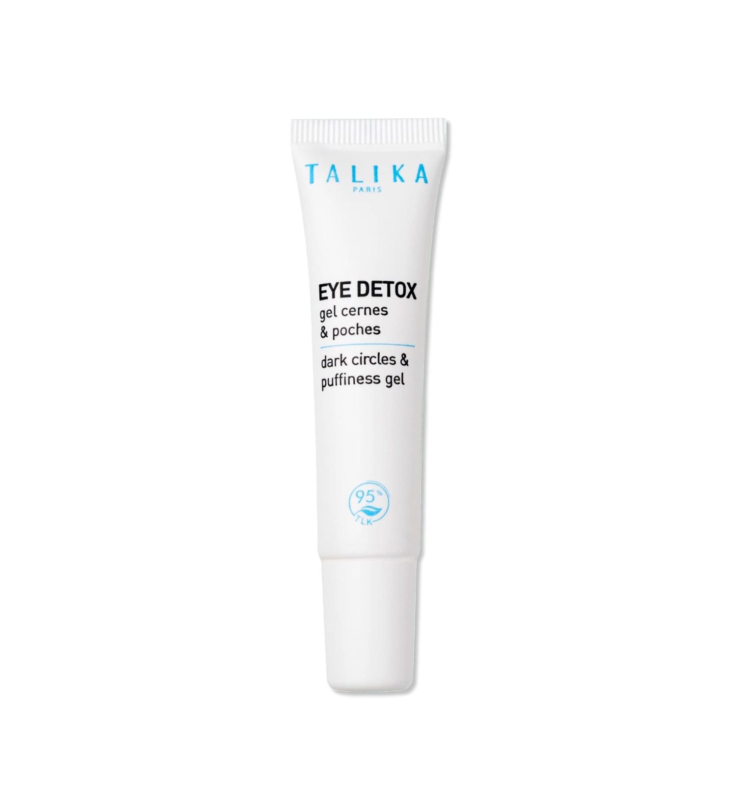Talika Eye Detox Gel 0.33 Oz - Caffeinated Blend for Dark Circles & Puffiness | Quick-Absorbing Eye Care for Brightened & Depuffed Eyes - Buy Online on GoSupps.com