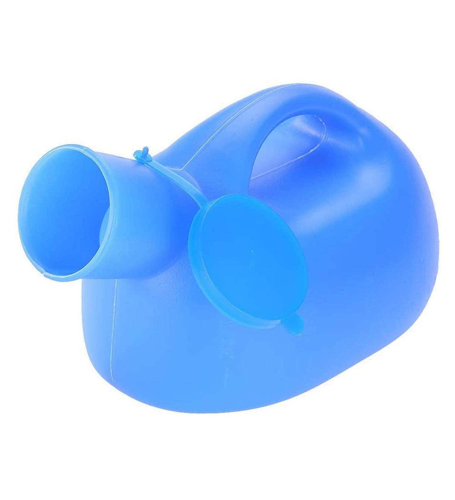 2000ML Male Urinal Portable Mens Potty Pee Bottle Collector Travel Toilet (Blue) Happy - Buy Online on GoSupps.com