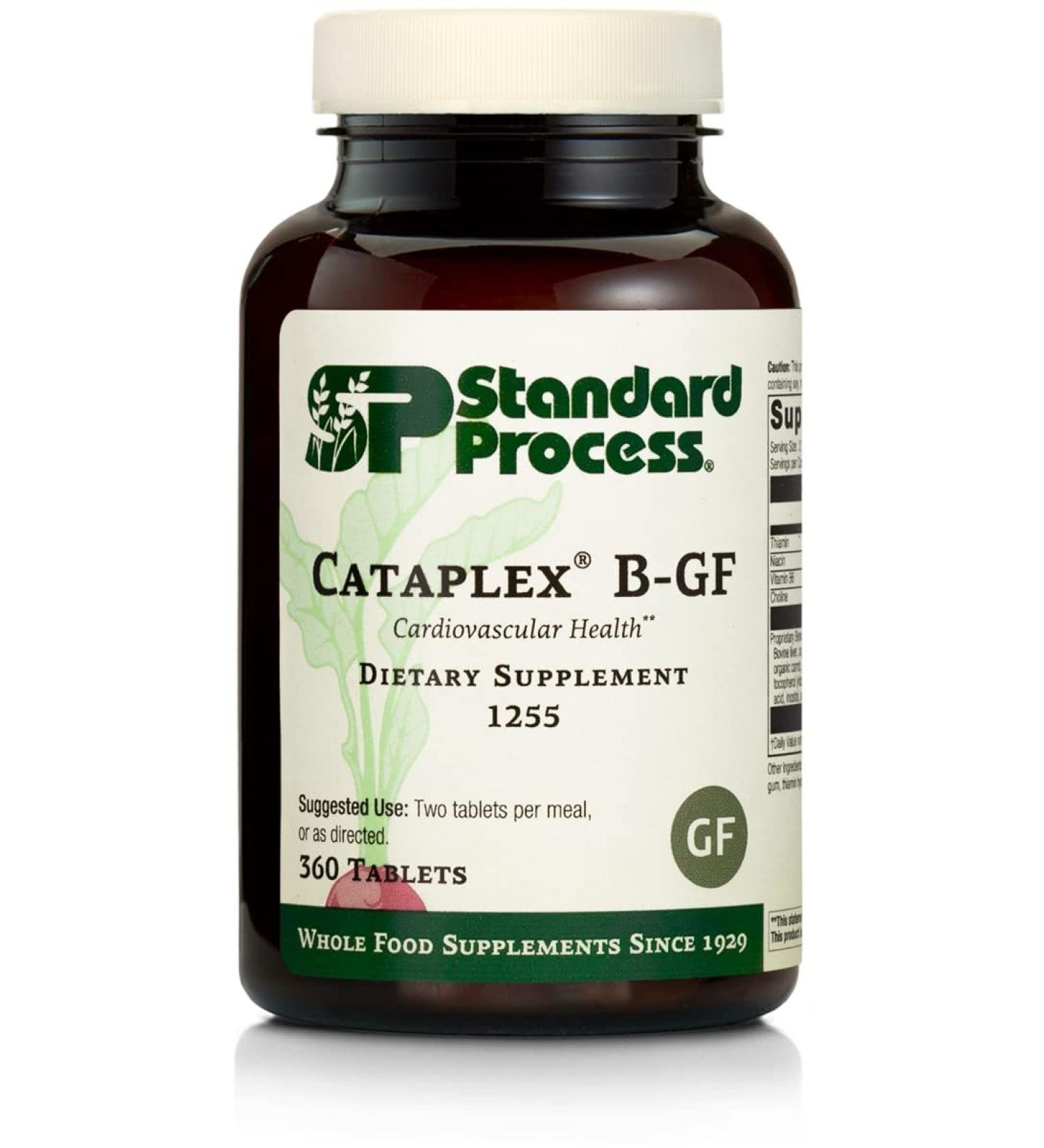 Standard Process Cataplex B GF - 360 Tablets for Metabolic, Cardiovascular & Nervous System Health - Buy Online on GoSupps.com