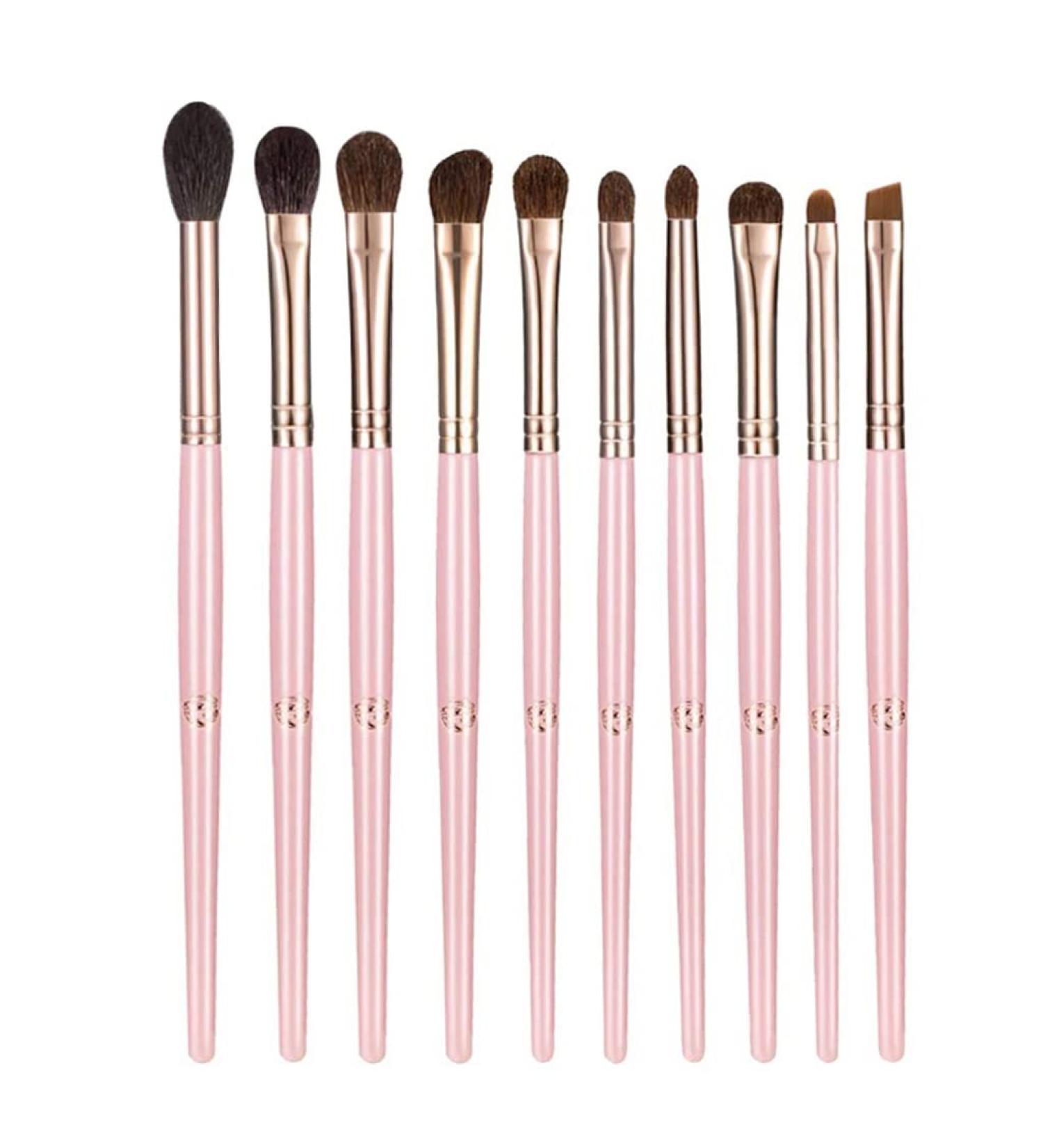 Handmade Makeup Brushes Set - Eyeshadow Eyeliner & Eyebrow Tools for Perfect Blending & Shading | International Shipping Available - Buy Online on GoSupps.com