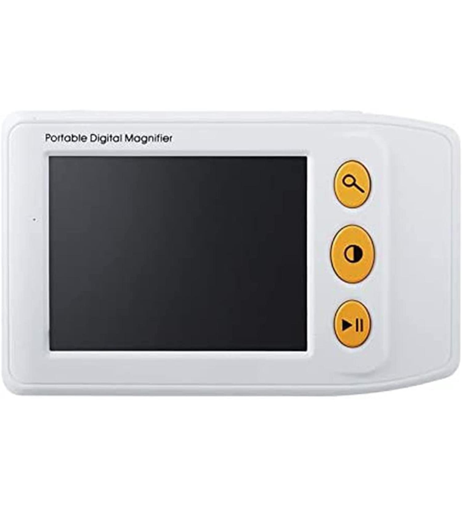 Portable Digital Magnifier Low Vision Digital Mobile Magnifier Handheld Electroni Reading Aid with 3.5 Inch LCD Screen 4x-32x Zoom Support Output to TV (White) - Buy Online on GoSupps.com