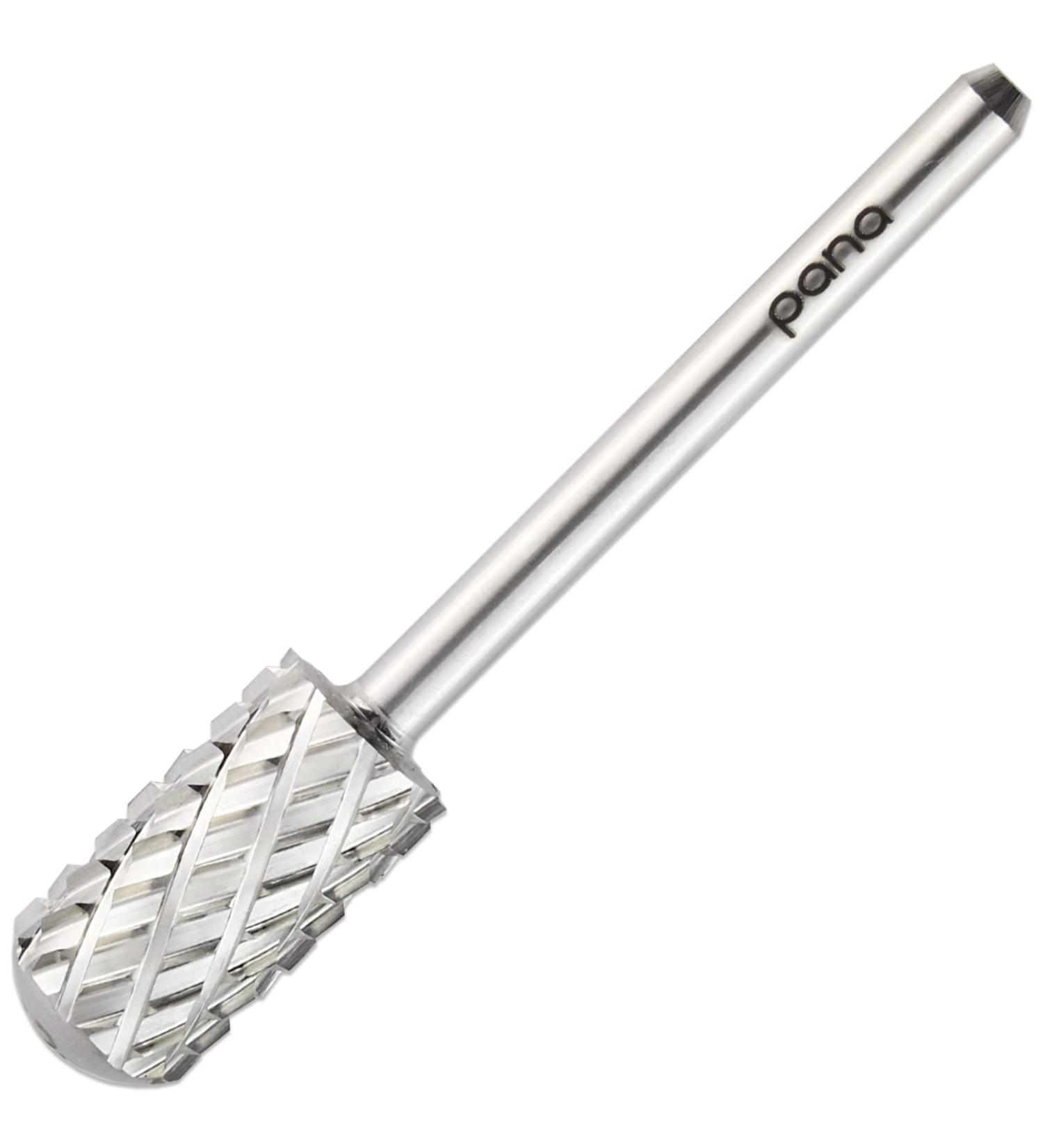 Pana 3/32 Safety Nail Carbide - 4XC Silver Extra Coarse Large Barrel Head for Dremel Drill - Grit Size Options Available - Buy Online on GoSupps.com