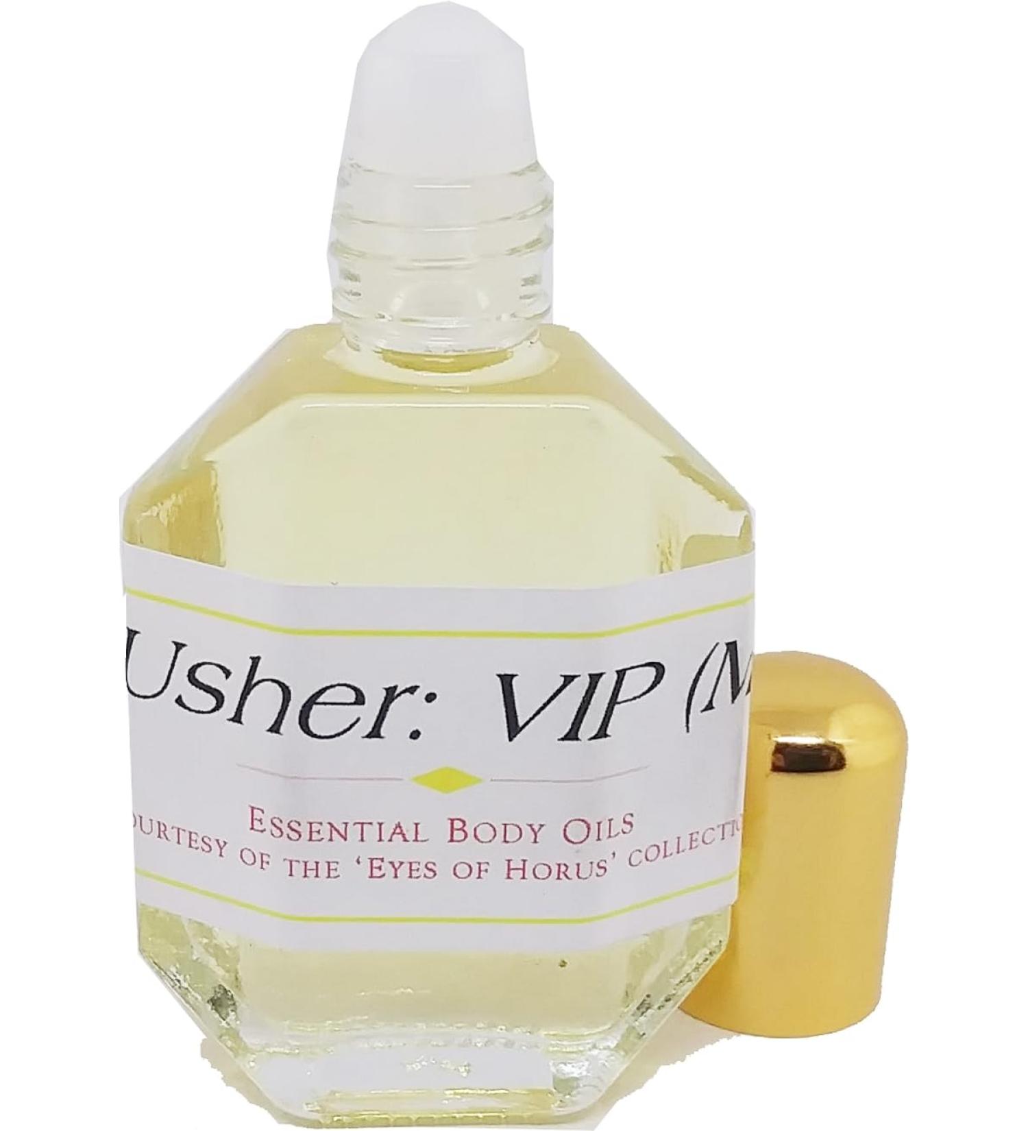VIP: Usher - Type For Men Scented Body Oil Fragrance Roll-On - Gold - 1/2 oz. - ID#25276 0.5 Fl Oz (Pack of 1)