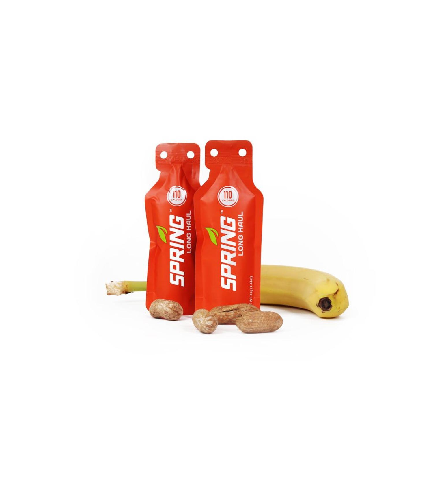 Spring Energy Gel - Long Haul - 20 Ct - Sports Nutrition Energy Gels for Runners