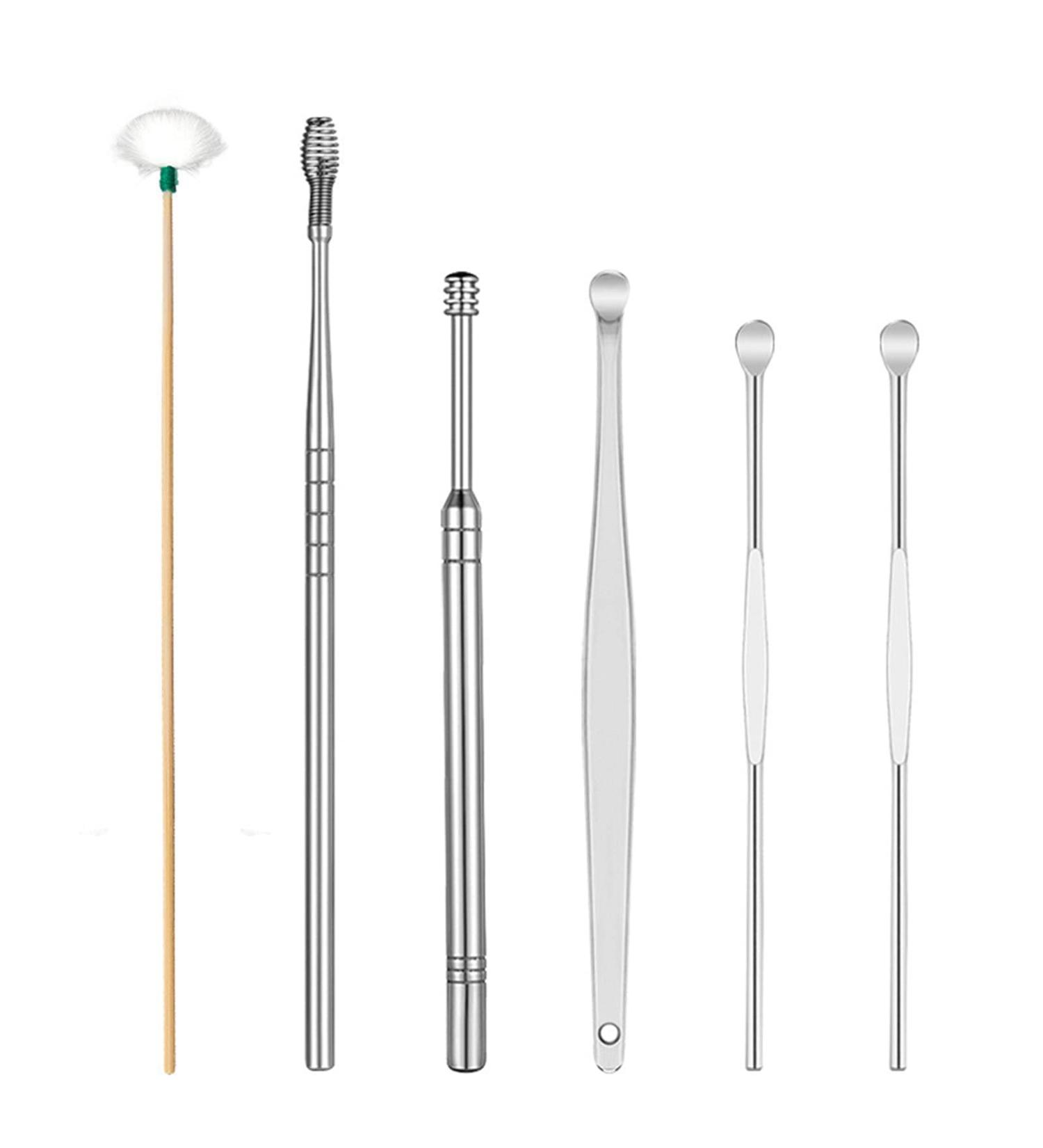 Stainless Steel Ear Wax Removal Kit - Innovative Ear Cleaning Tool - Buy Online on GoSupps.com