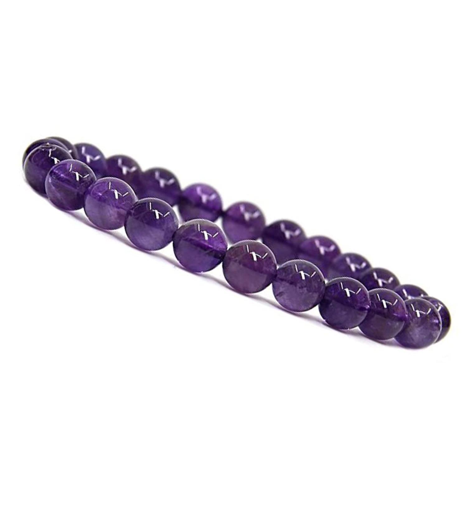 Emilys Gems Chakra Bracelets - 8mm Natural Stone Stretchable for Well-Being | Amethyst Healing Jewelry - Buy Online on GoSupps.com