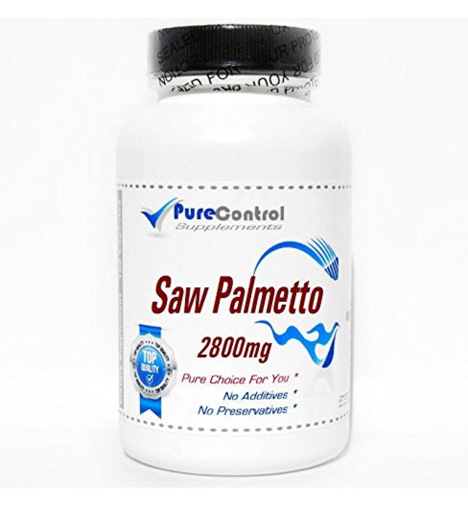 Saw Palmetto 2800mg // 240 Capsules // Pure // by PureControl Supplements
