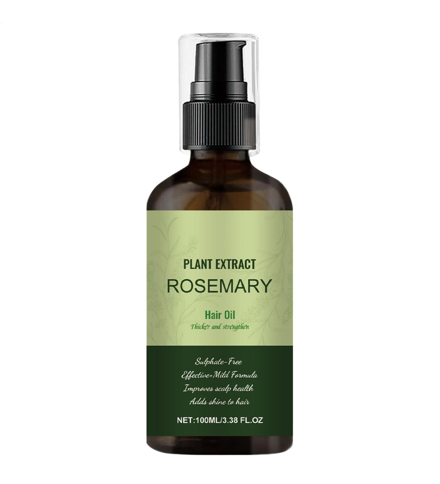 Rosemary Oil For Hair & Skin Treat Dry Damaged Hair To Target Hair Loss 100 Ml Gentle Hair Growth Oil For Hair And Scalp Effective Hair Nourishing Oil For All Hair Types - Buy Online on GoSupps.com