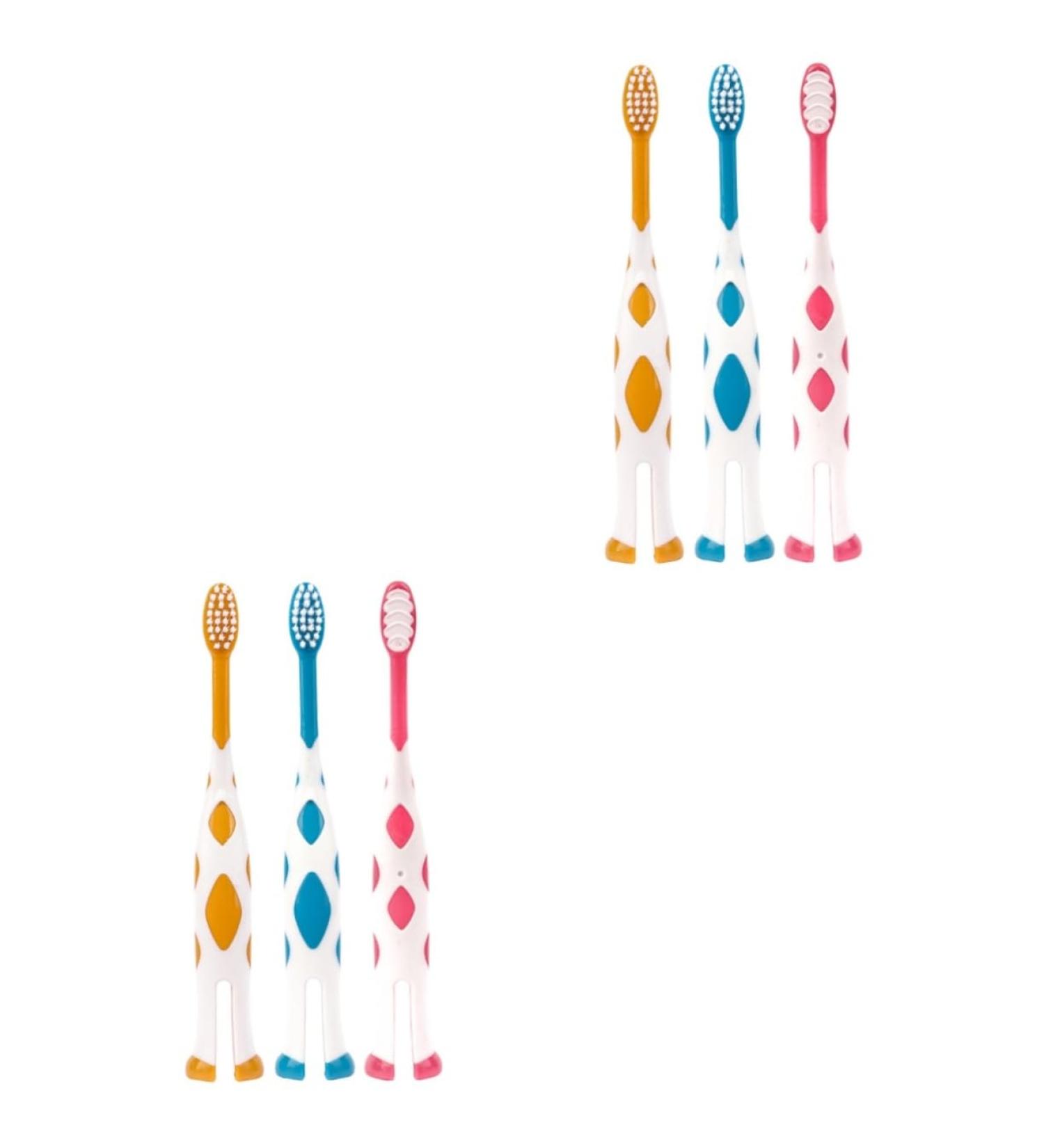 Shop Minkissy 12 PC Soft Biodegradable Toothbrush Set for Kids - Eco-Friendly Toddler & Travel Toothbrushes - Buy Online on GoSupps.com