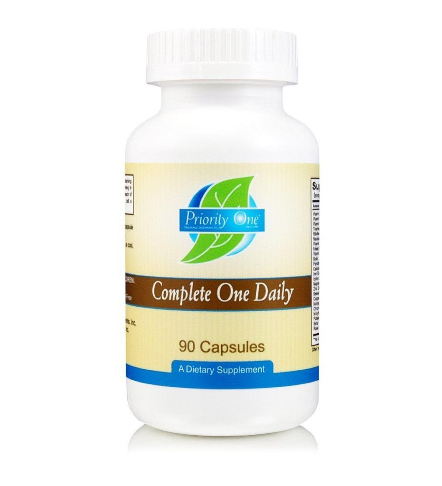 Priority One Vitamins Complete One Daily 90 Capsules - Multi Vitamin Mineral Complex - Buy Online on GoSupps.com