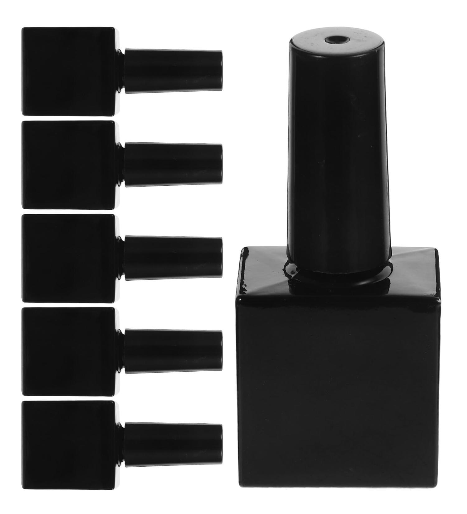 Cabilock 6 pi ces Lot Flacons Vernis Ongle Gel Verre avec Pinceau Petits R cipients Vides tanches pour Rangement et Voyage Usage Professionnel et Personnel - Buy Online on GoSupps.com