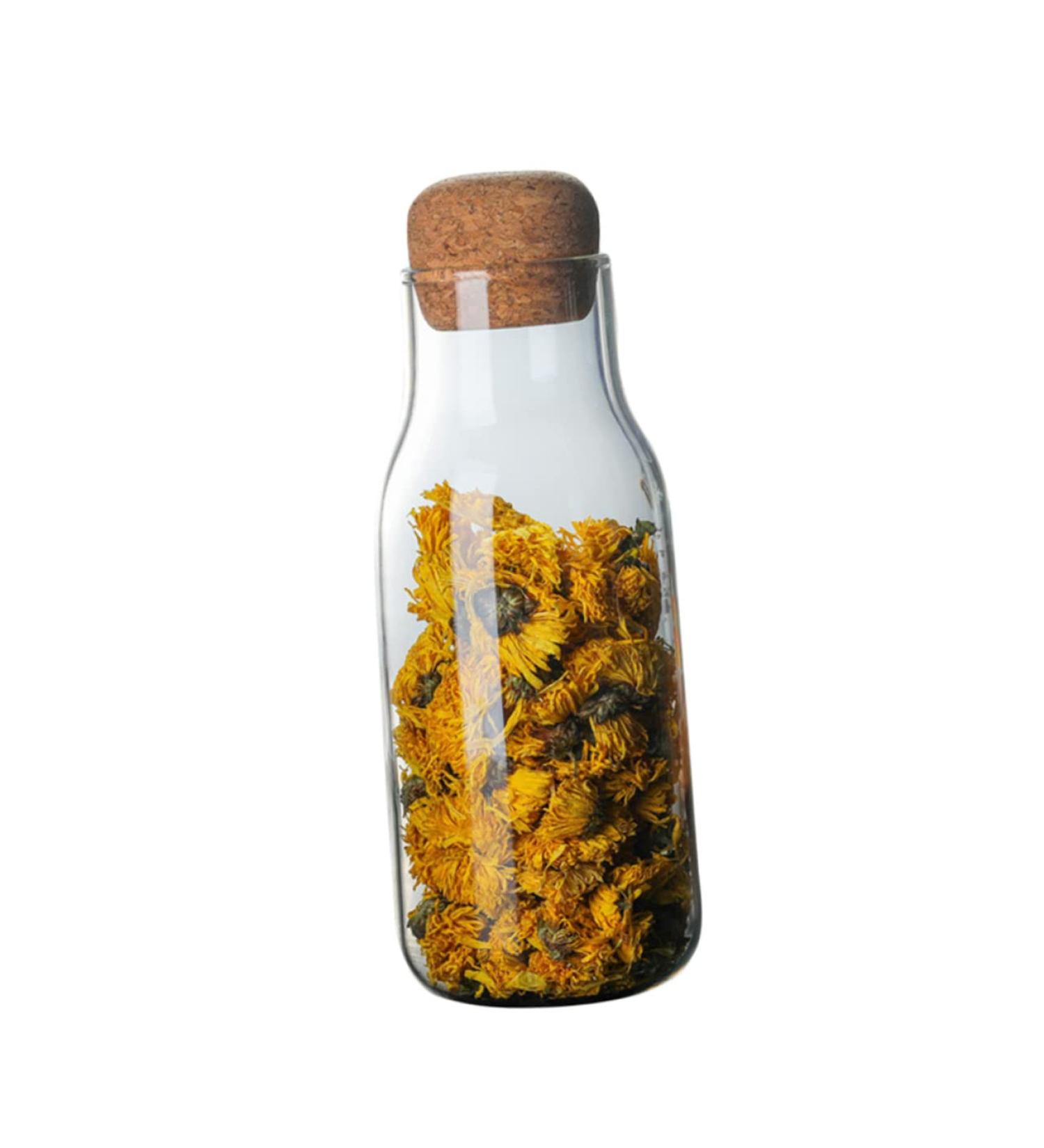 Milisten Food Grains Container Sealed Jar Glass 1 - Buy Online on GoSupps.com