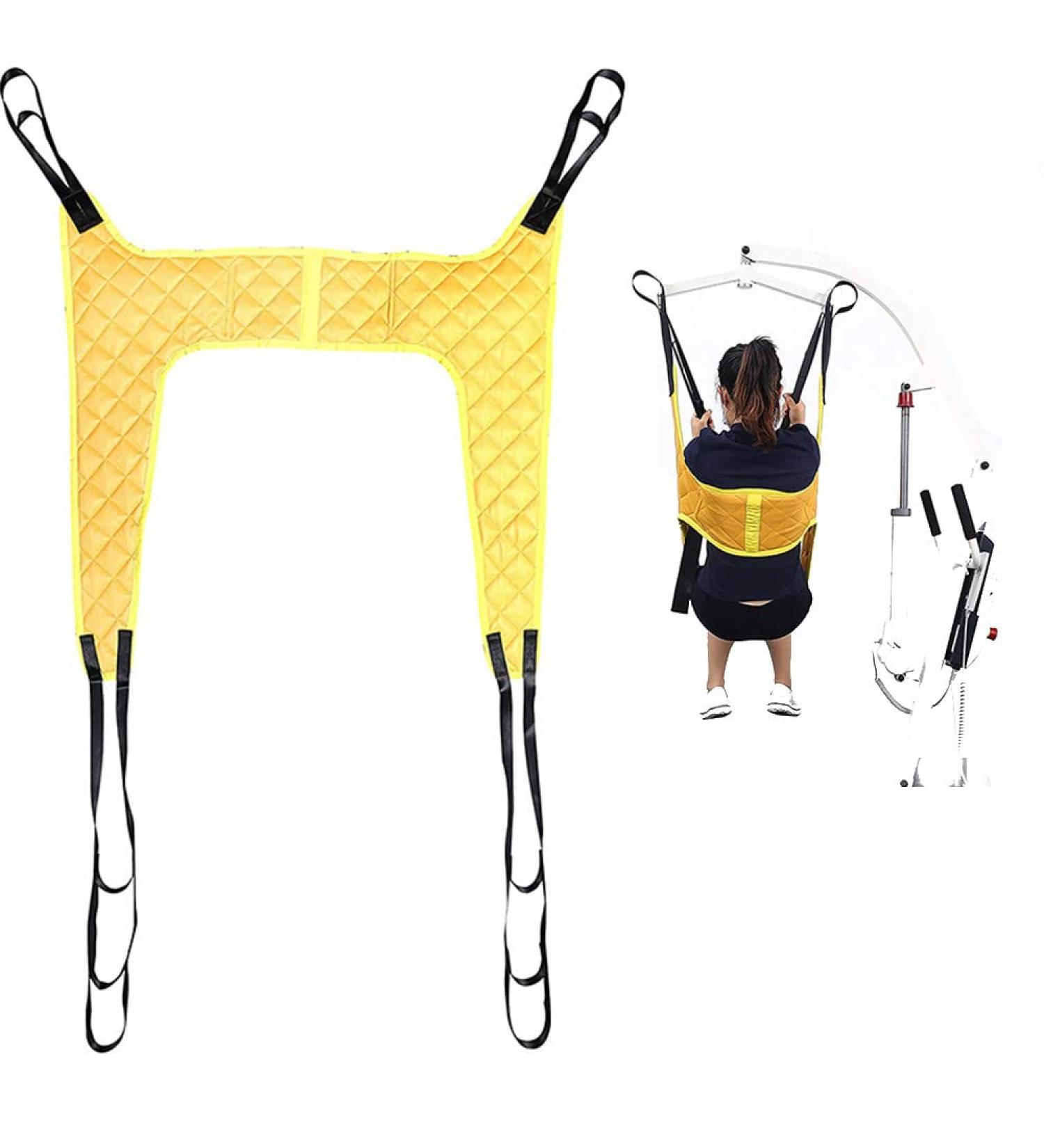 Toileting Sling Patient Lifter Divided Leg Shower Sling Professional Patient Lifter Medical Lift Equipment Full Body Sling Lift Transfer Belt OneSize - Buy Online on GoSupps.com