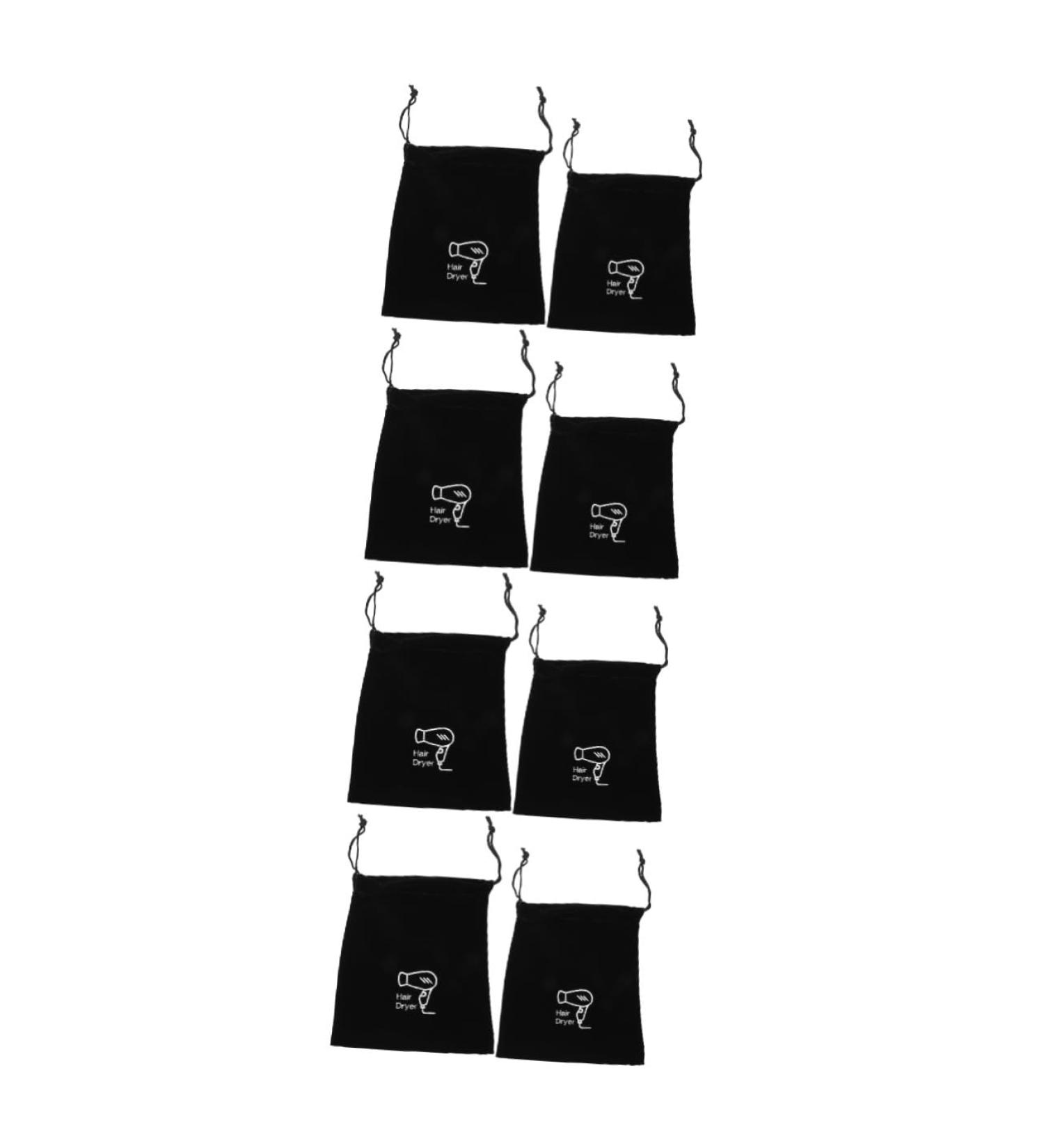 Beavorty 8 Pcs Storage Bag Hair Blower Storage Bag Travel Hairdryer Bag Hair Dryer Drawstring Bag Cloth Bags Drawstring Travel Hair Tools Cotton Drawstring Bags Multifunctional Bag Black - Buy Online on GoSupps.com