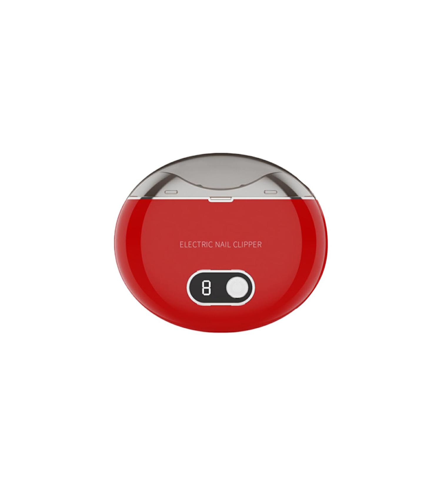 kawehiop Electric Nail Cutter with Three-Speed Speed Adjustment Automatic Nail Fingernail ABS Electric Nail Clip Nail Clippers Red - Buy Online on GoSupps.com