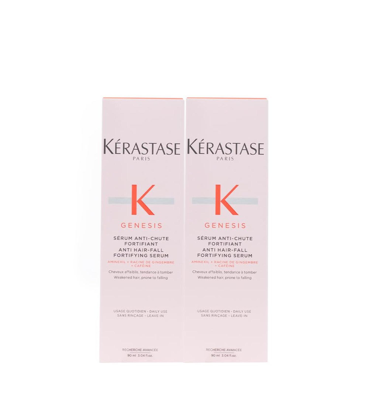 K rastase Genesis Serum Anti-Chute Fortifiant 90ml double pack.
