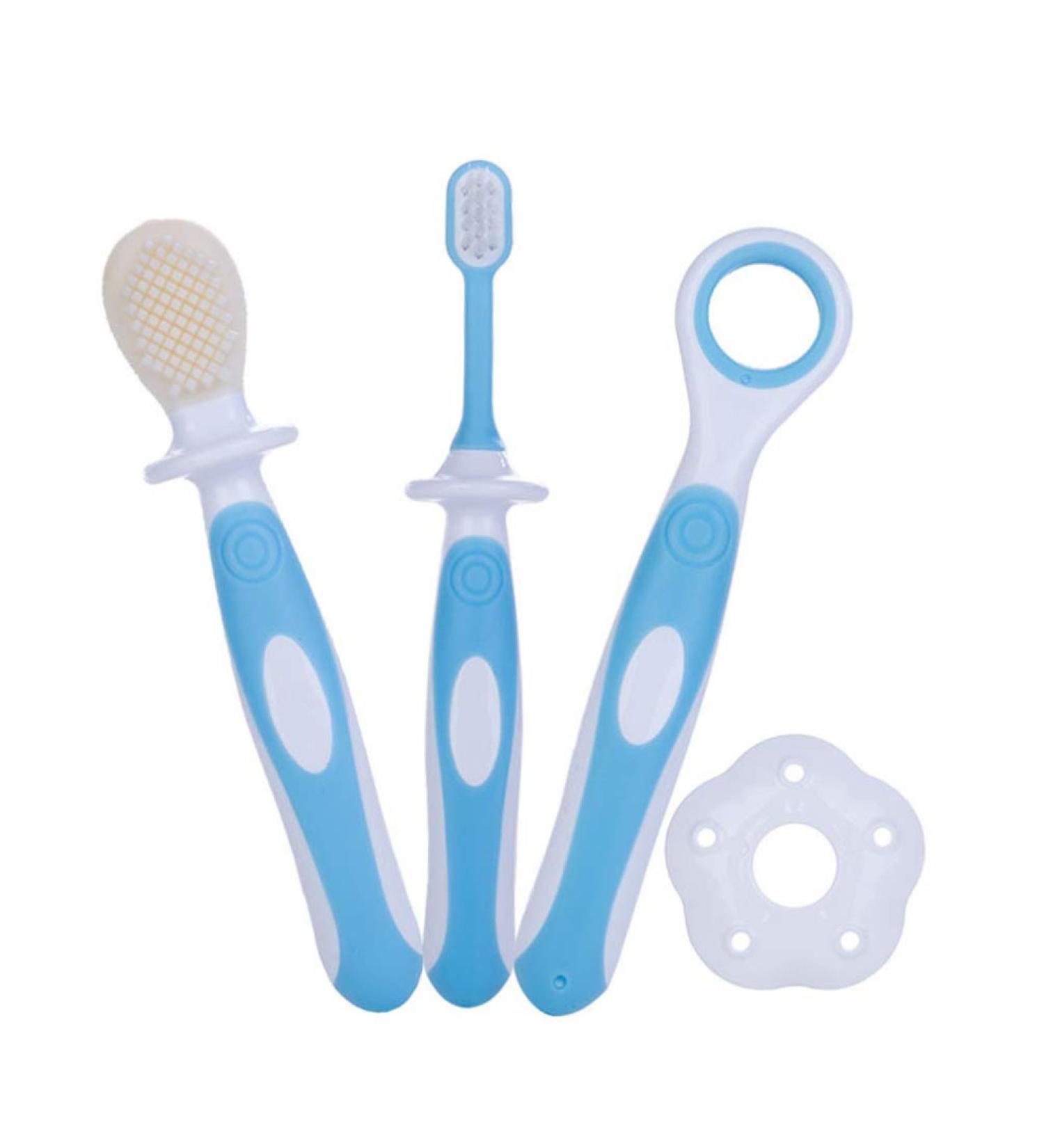 NUOBESTY Child Toothbrush Toys for Toothbrush for Toothbrush Fur Three Piece Suit Blue - Buy Online on GoSupps.com