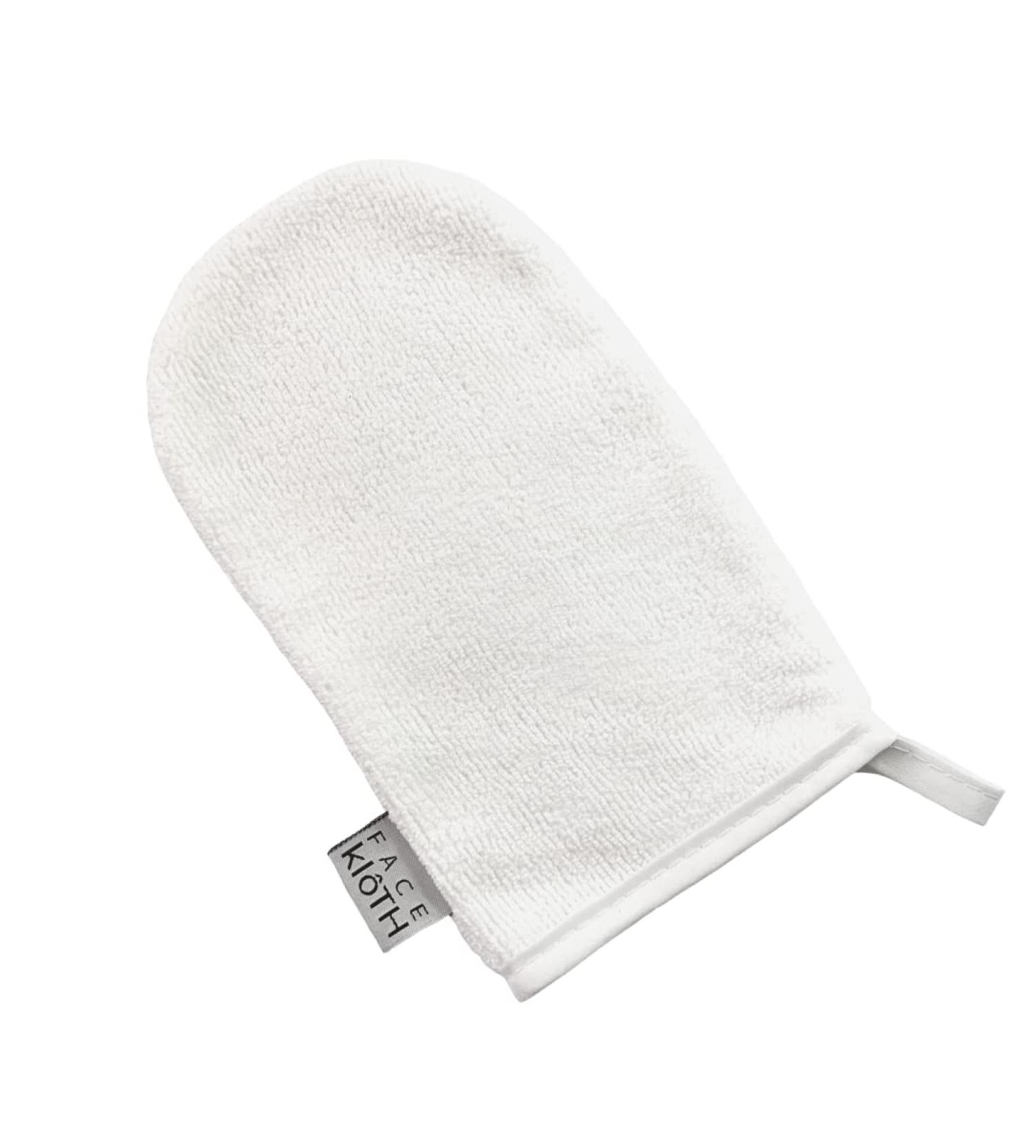 REUSABLE MAKEUP REMOVER MITT WHITE MICROFIBRE - Buy Online on GoSupps.com