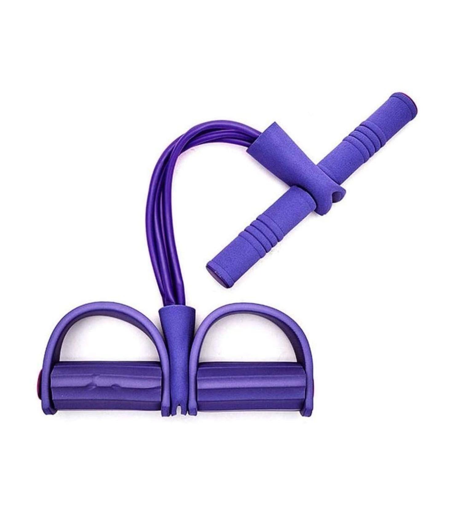 Proleo Multifunction Fitness Pedal Training Rope - 4 Tube Leg Exerciser for Home Gym Portable Workout Device for Weight Loss & Fitness Training - Buy Online on GoSupps.com