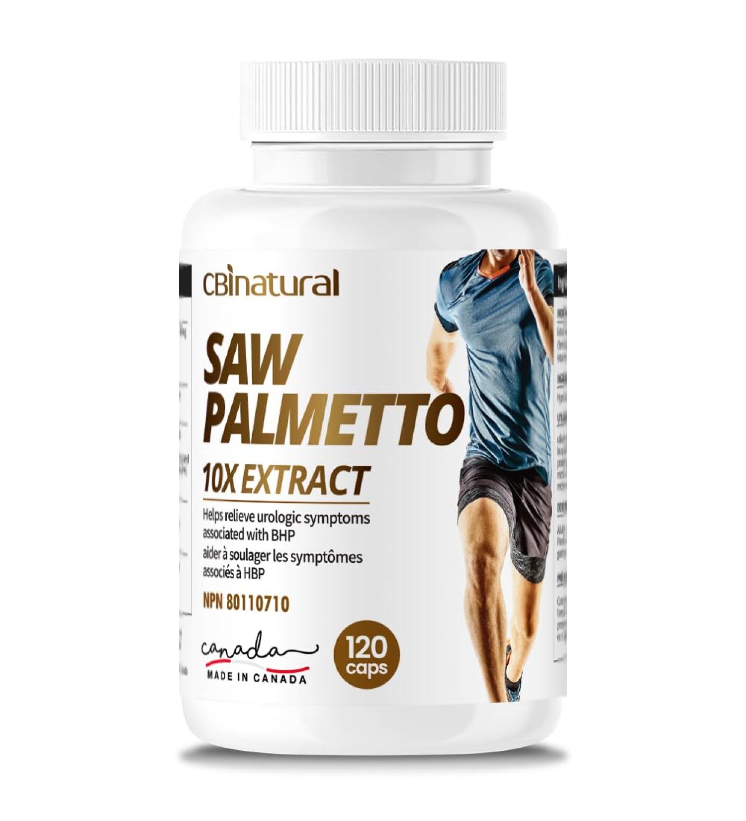 Saw Palmetto 10:1 Extract 4000 mg Strength 120 Vegan Capsules 4-Month Supply - Buy Online on GoSupps.com