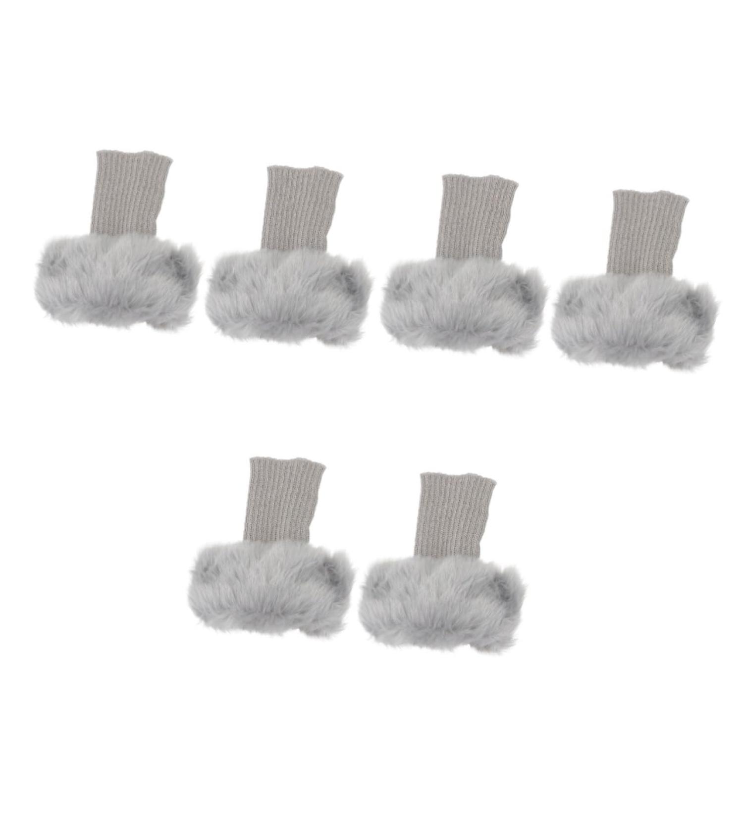 Besportble 3 Pairs Fluffy Boot Covers - Warm Fur Cuff Winter Accessories for Ladies - Buy Online on GoSupps.com