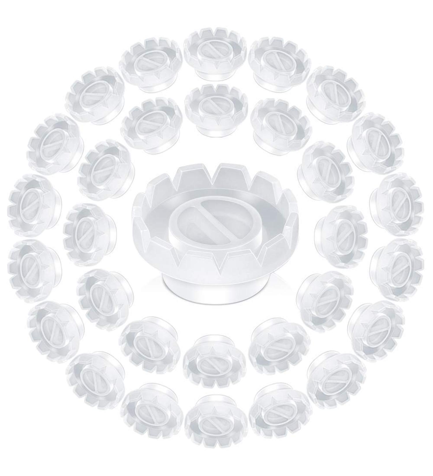 100 Pack Eyelash Extension Volume Lashes - Quick Blossom Cups Anti-Spill Glue Holder & Lash Organizer Tools for Perfect Extensions - Buy Online on GoSupps.com