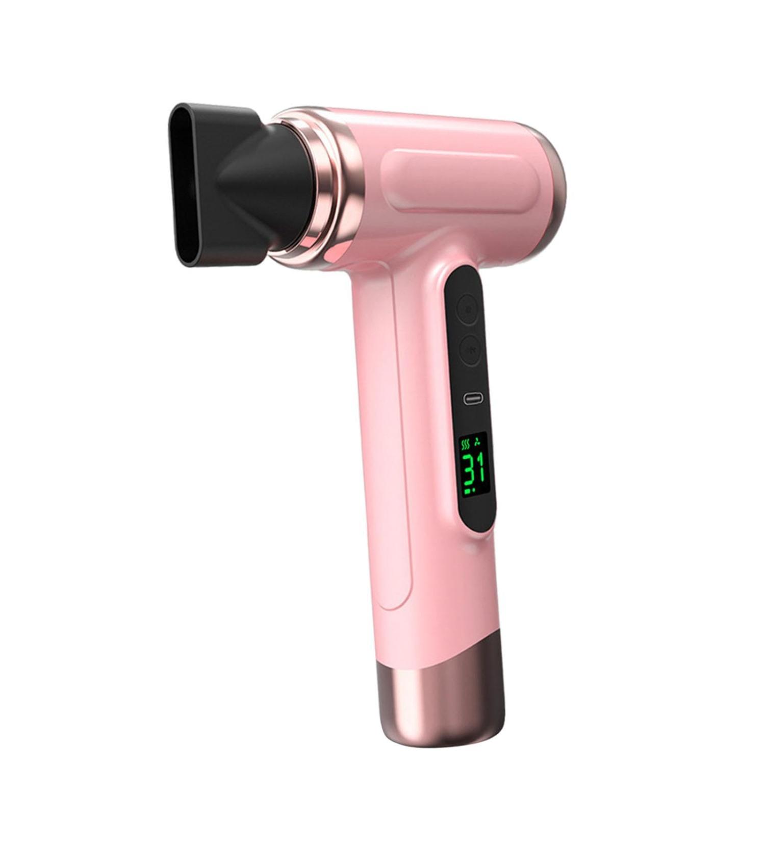 harayaa Cordless Electric Blow Dryer Professional Blow Dryer Hair Protective Hair Dryer Air Blower for Women Curly Hair Salon Travel Pink - Buy Online on GoSupps.com