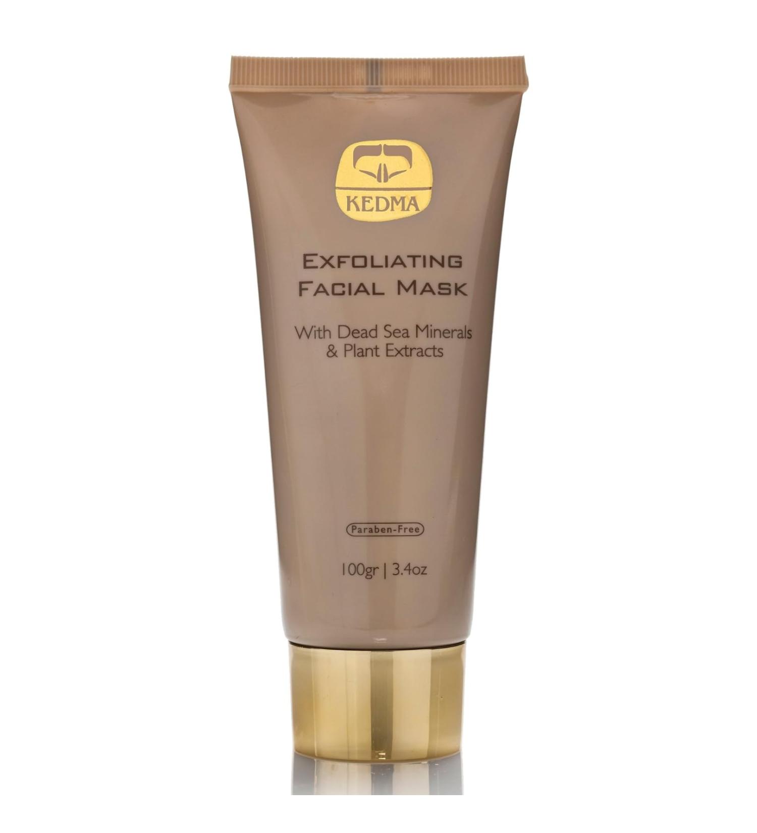 Kedma Exfoliating face mask with Dead Sea minerals and natural oils Soft and radiant skin For all skin types 100g - Buy Online on GoSupps.com