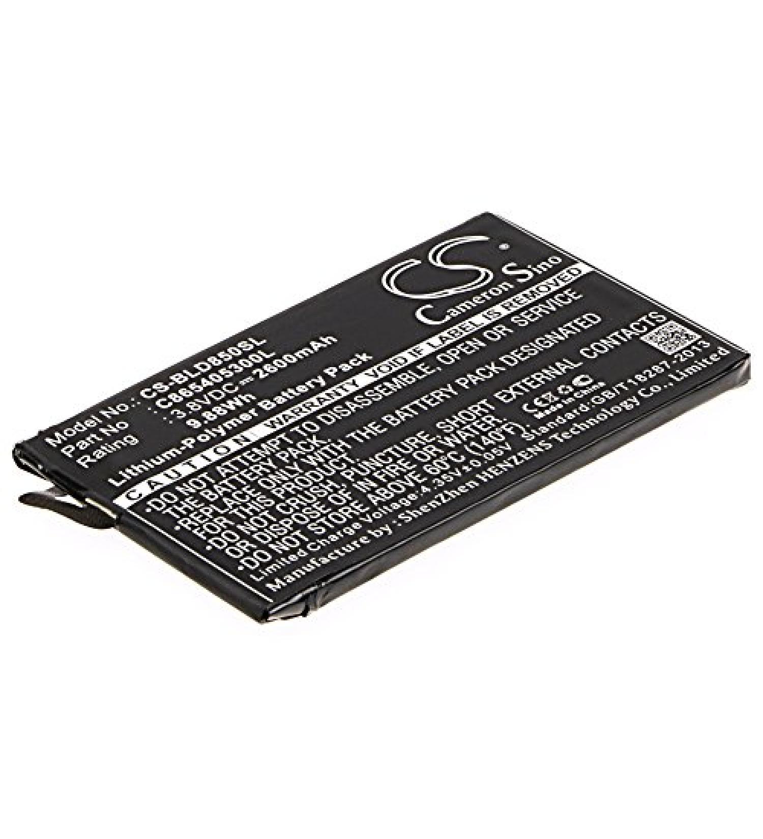 Replacement Battery C865405300L SL1805A for D850Q Studio XL 6.0 HD & LTE - 3.8V 2600mAh | Fast Worldwide Shipping - Buy Online on GoSupps.com