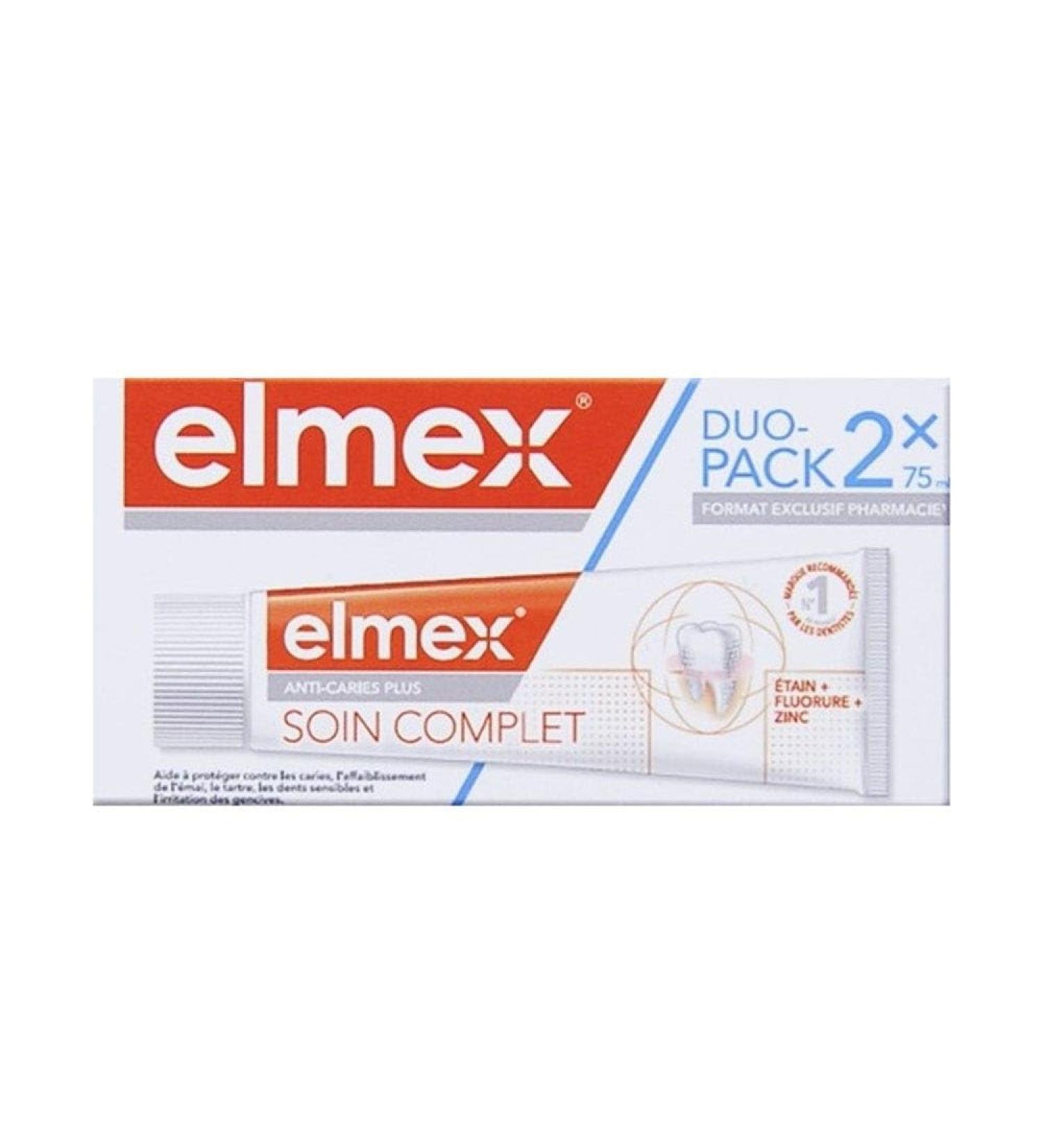 ELMEX ELMEX - Elmex Dentifrice Anti Caries Soin Complet 2x75Ml