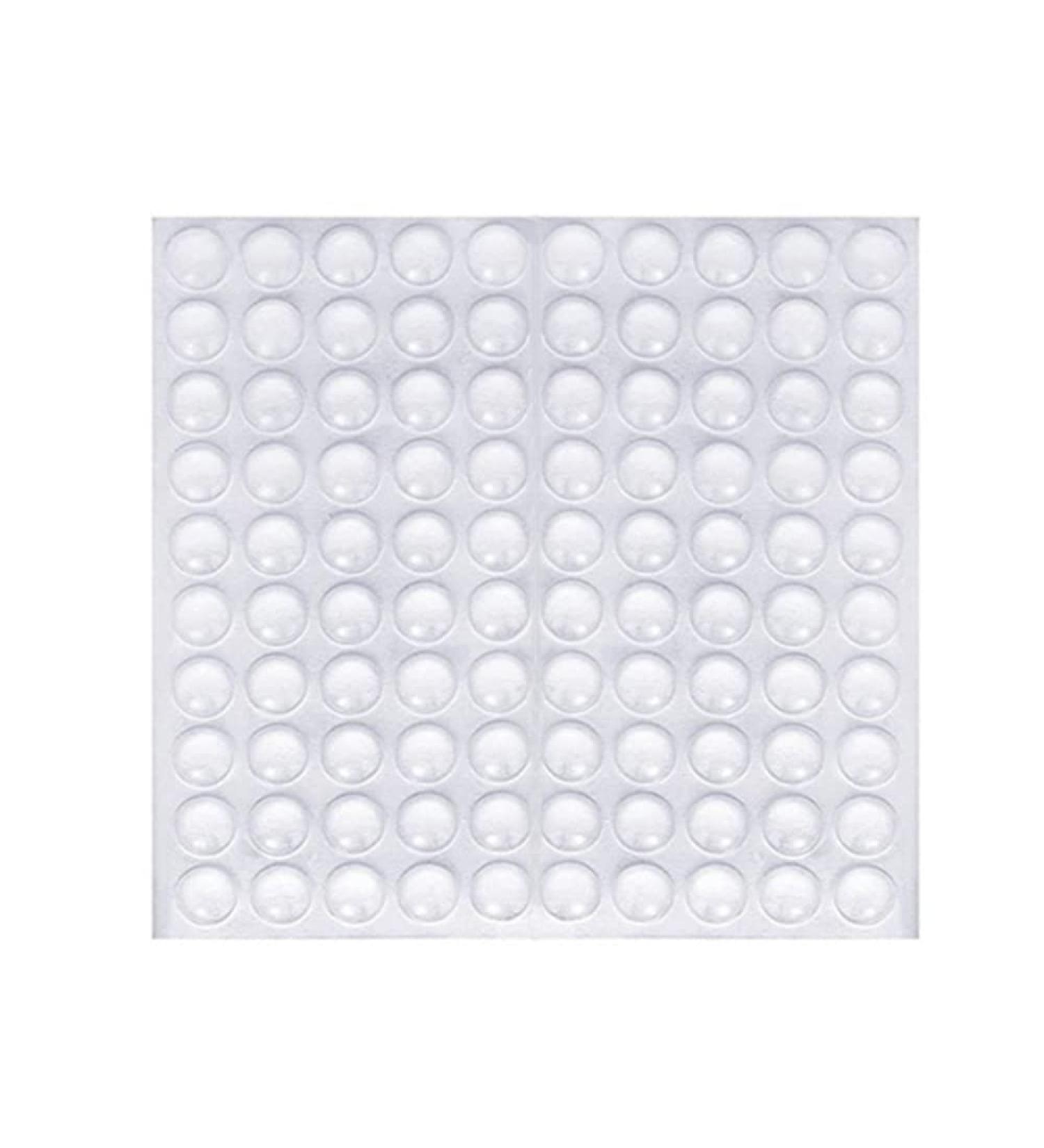 100 Pcs Self-Adhesive Rubber Furniture Buffers | Transparent Protective Bumper Pads for Drawers Cupboards & Notebooks - International Shipping - Buy Online on GoSupps.com