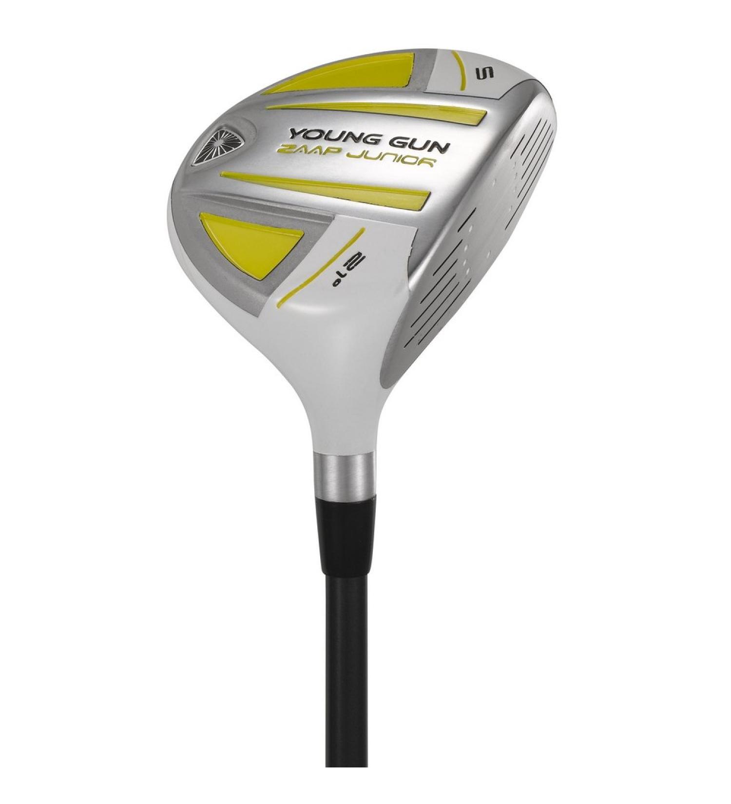Young Gun ZAAP Junior Kids Right Hand Golf Club #5 Fairway Woods Yellow-3-5 years