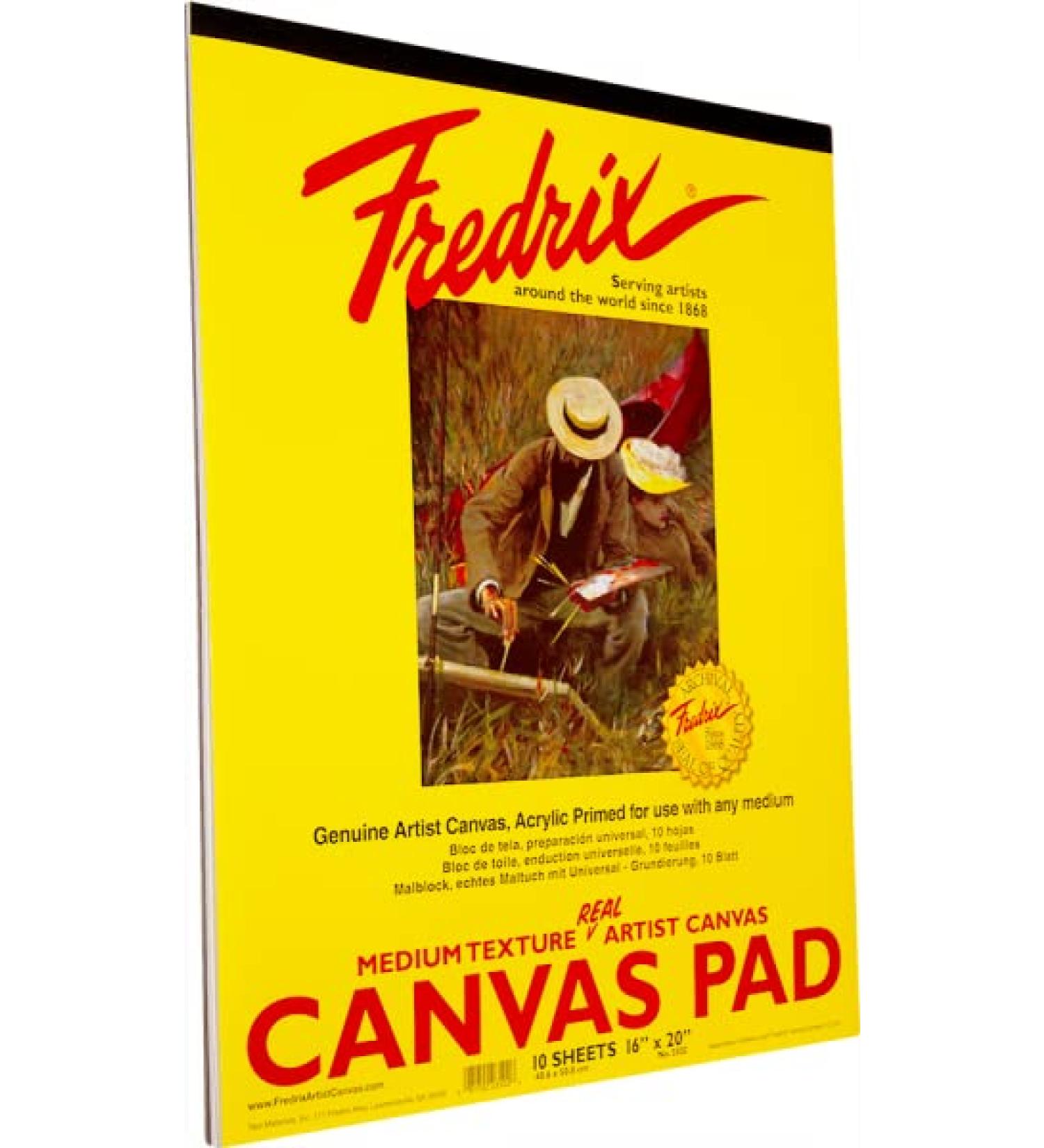 Fredrix 16 by 20-Inch Canvas Pads