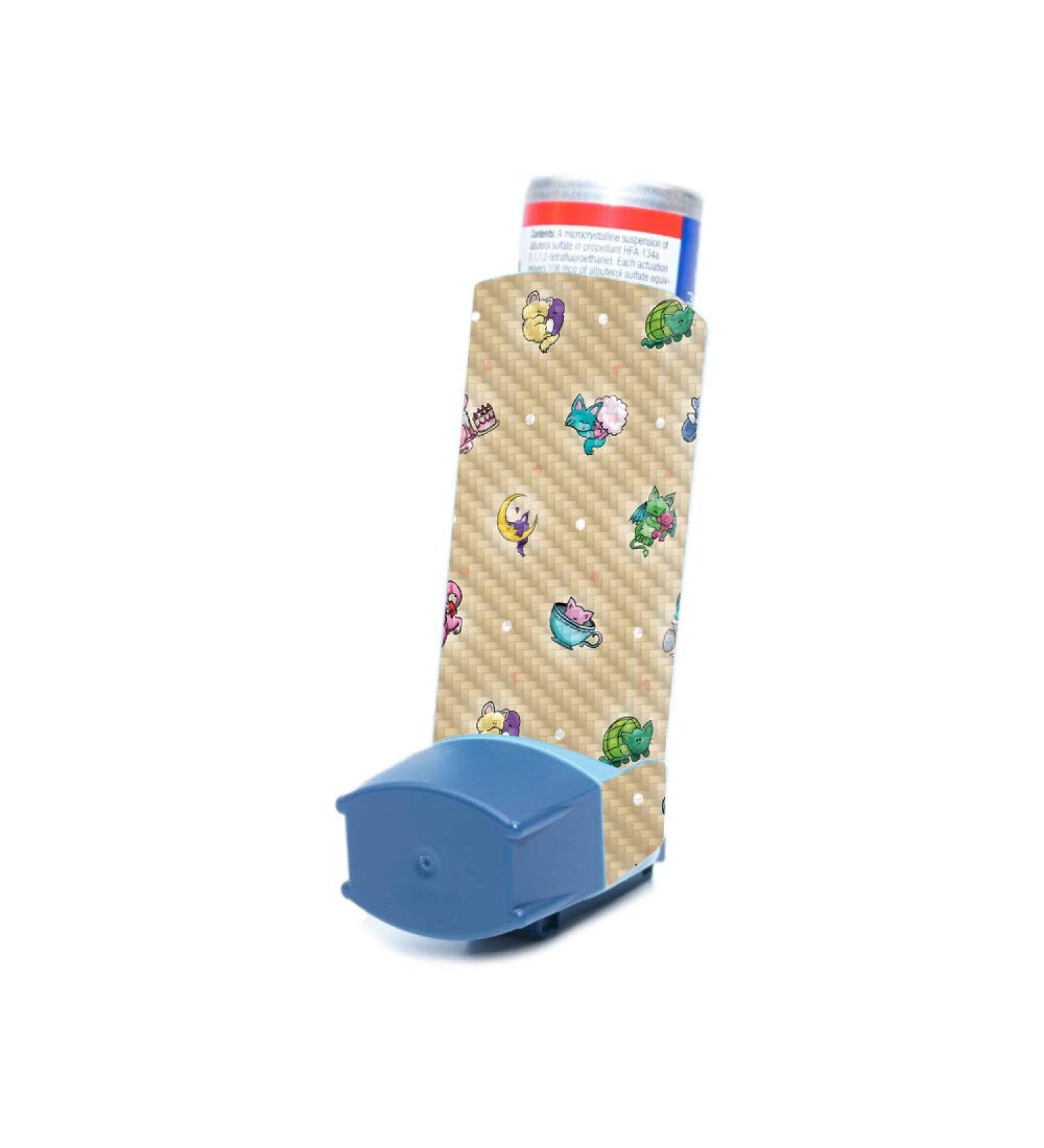 MightySkins Cute Kittens Carbon Fiber Skin for Ventolin HFA Asthma Inhaler - Made in USA | Protective & Durable Skin with Easy Application - Buy Online on GoSupps.com